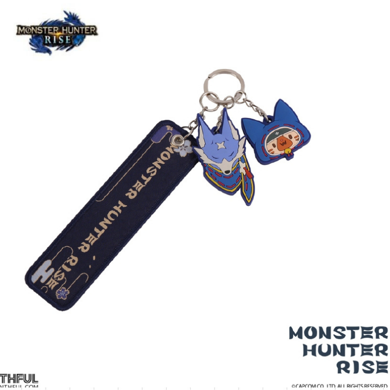 魔物獵人 Monster Hunter Rise 鑰匙圈 吊飾卡普空CAPCOM原廠周邊 【NeoGamer】