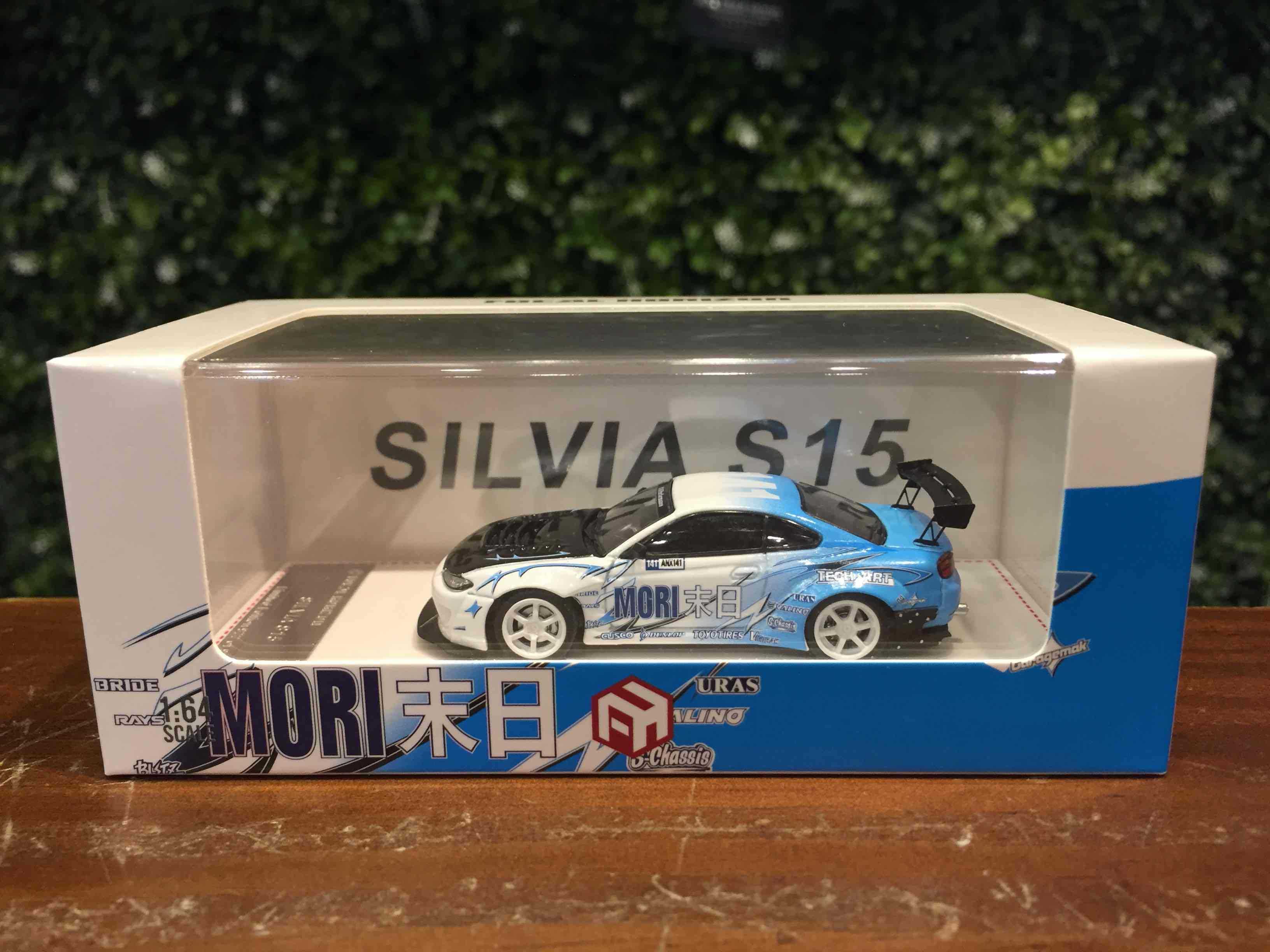 1/64 FH Pandem Nissan Silvia (S15) White/Blue【MGM】