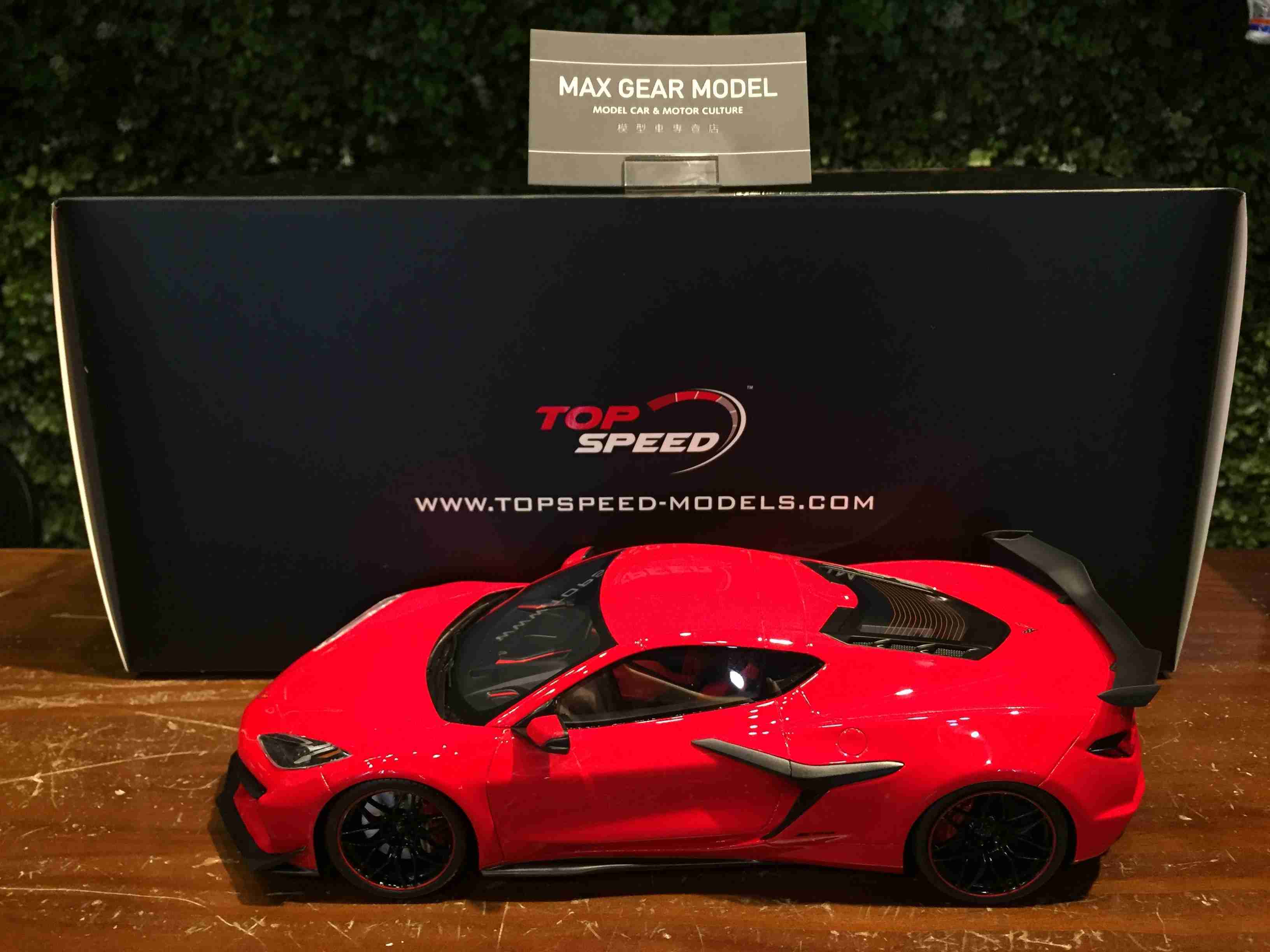 1/18 TopSpeed Chevrolet Corvette Z06 2023 Red TS0411【MGM】