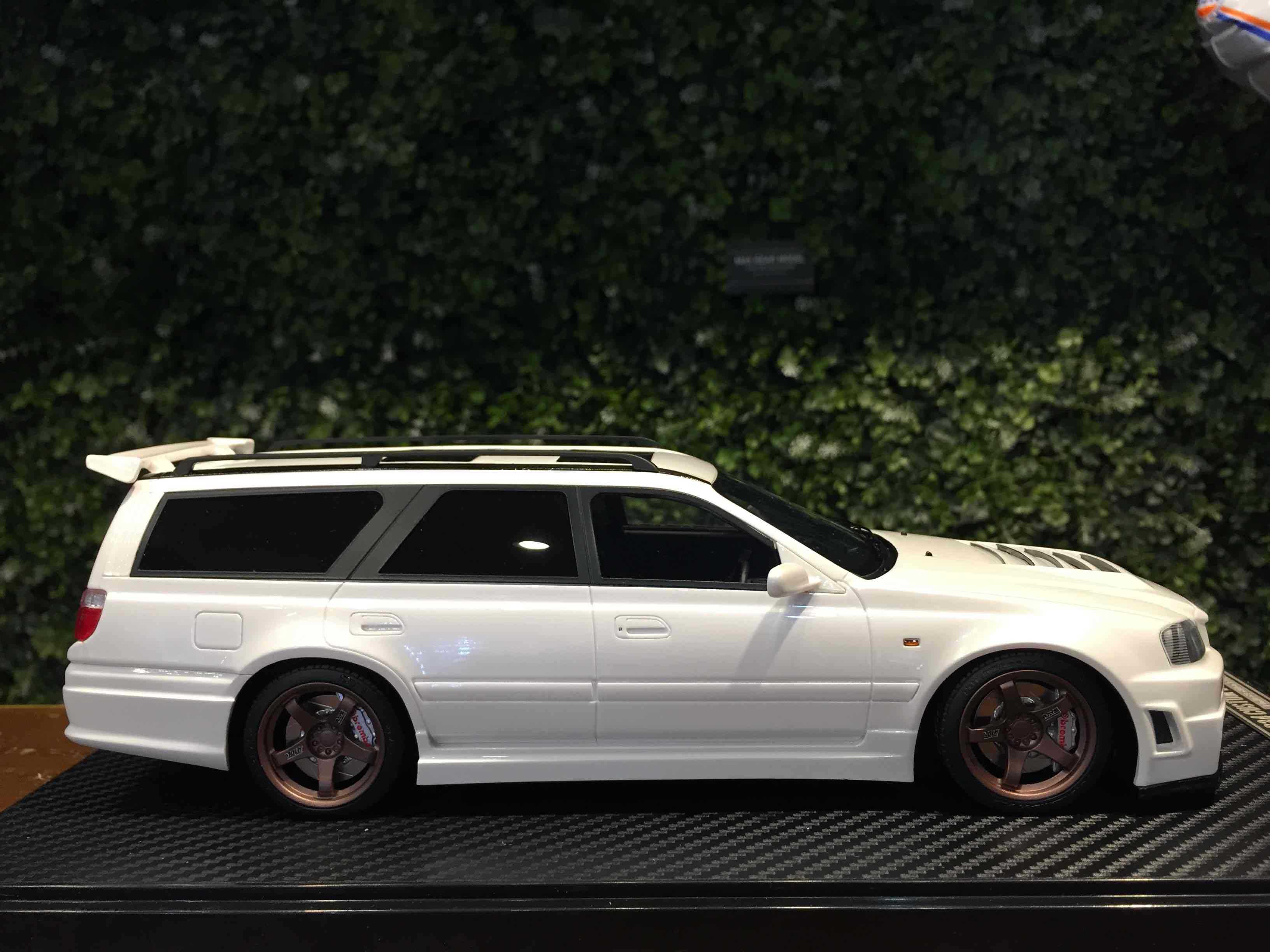 1/18 IVY Nissan Stagea GTR R34 Pearl White【MGM】