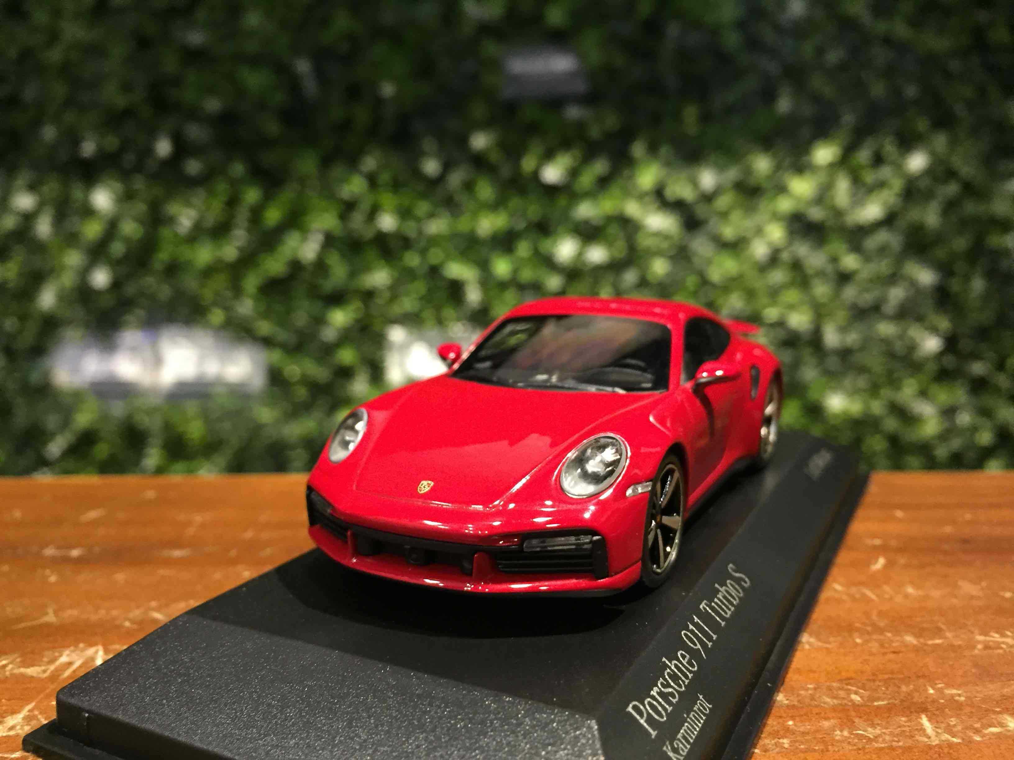 1/43 Minichamps Porsche 911 (992) Turbo S Red 410069475【MGM】
