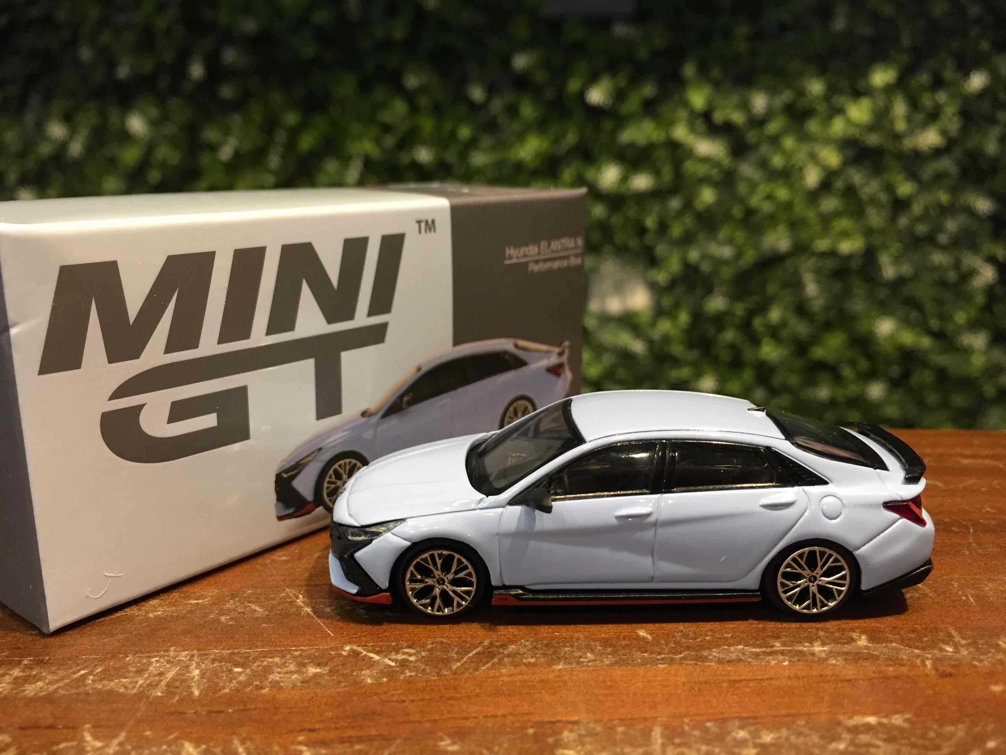 1/64 MiniGT Hyundai Elantra N PerformanceBlue MGT00404L【MGM】