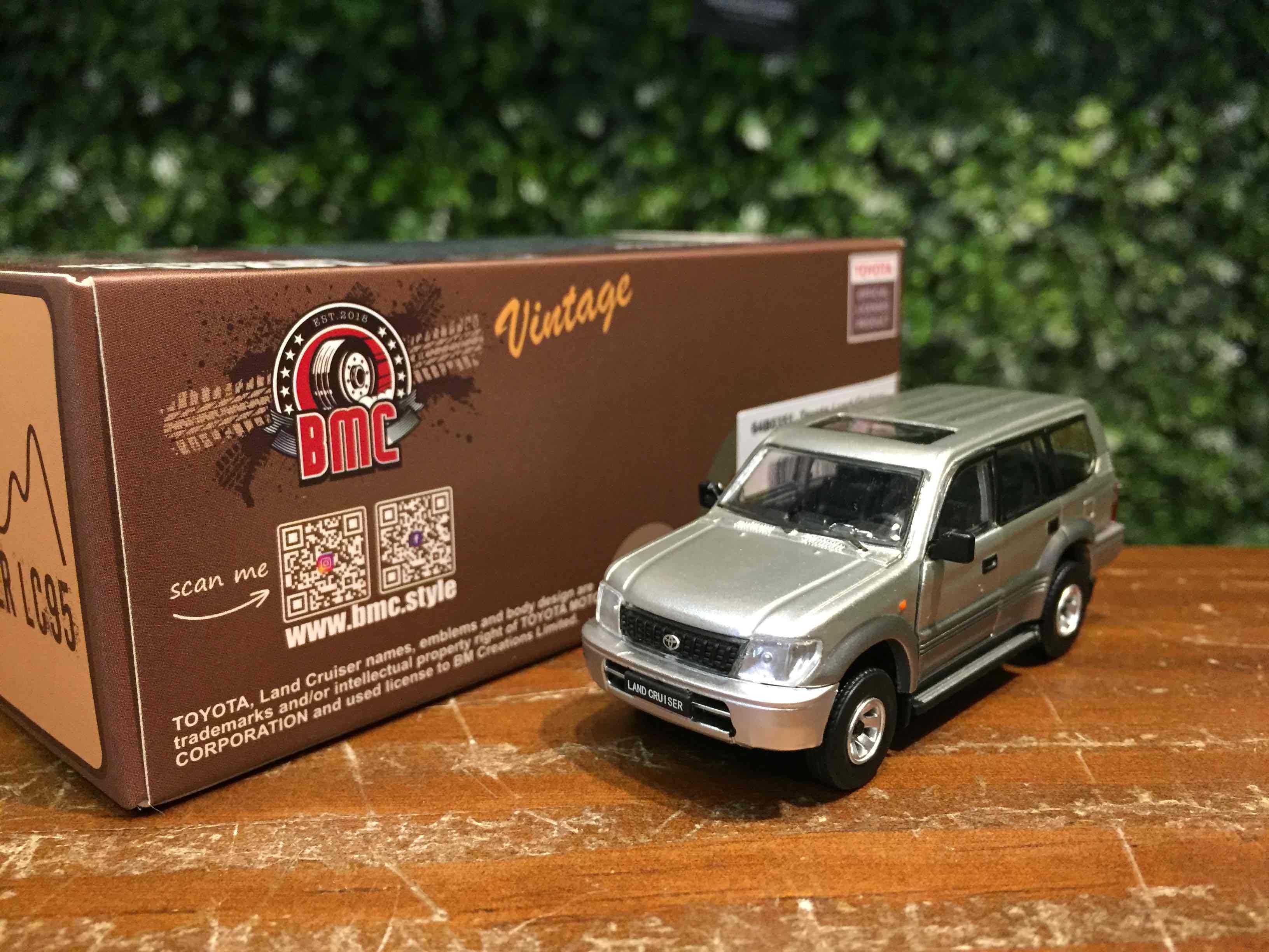 1/64 BMC Toyota Land Cruiser Prado LC95 Silver 64B0351【MGM】