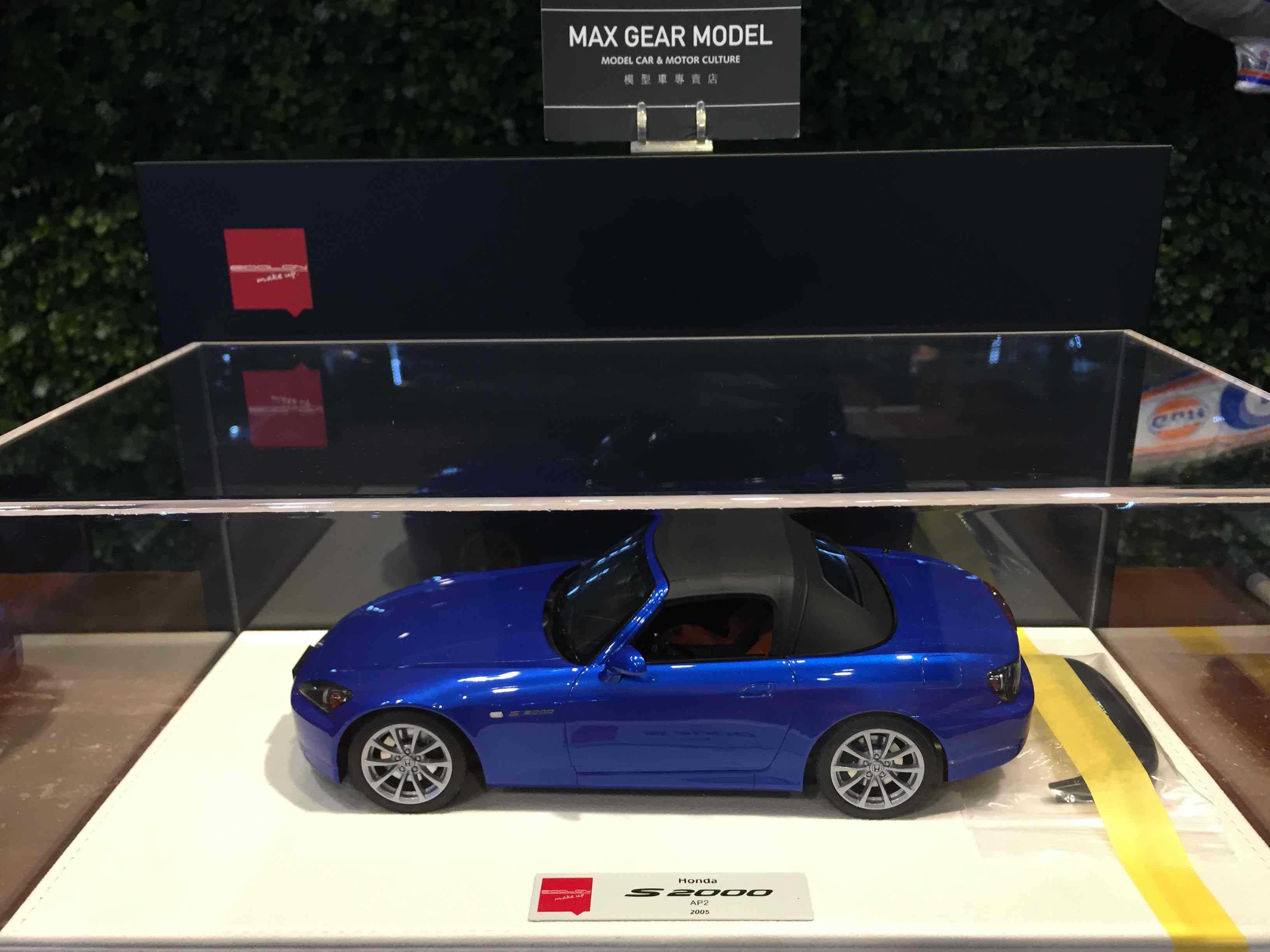 1/18 MakeUp Honda S2000 (AP2) 2005 Blue Pearl EML118A【MGM】