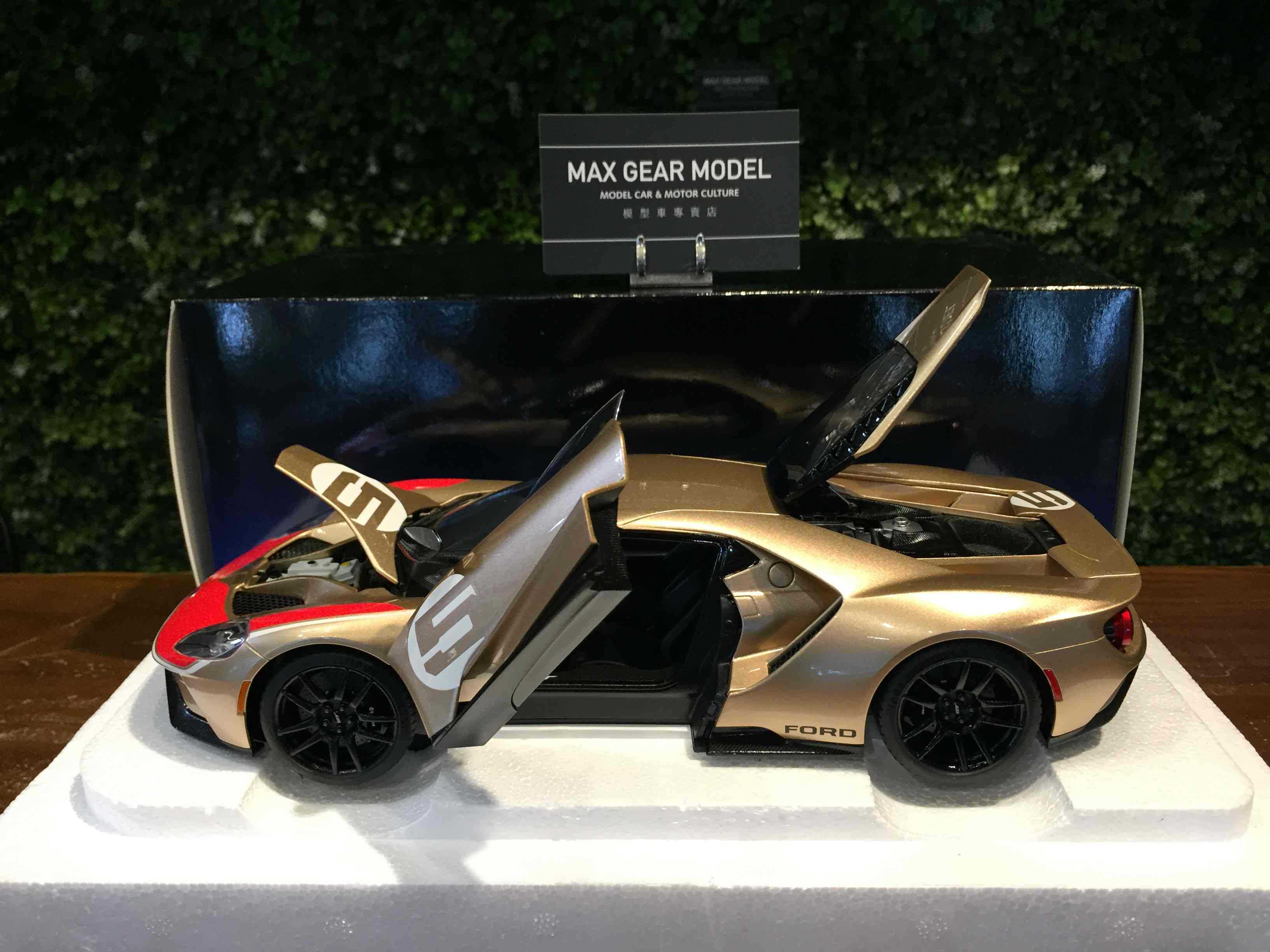 1/18 AUTOart Ford GT Heritage Edition Gold/Red 72928【MGM】