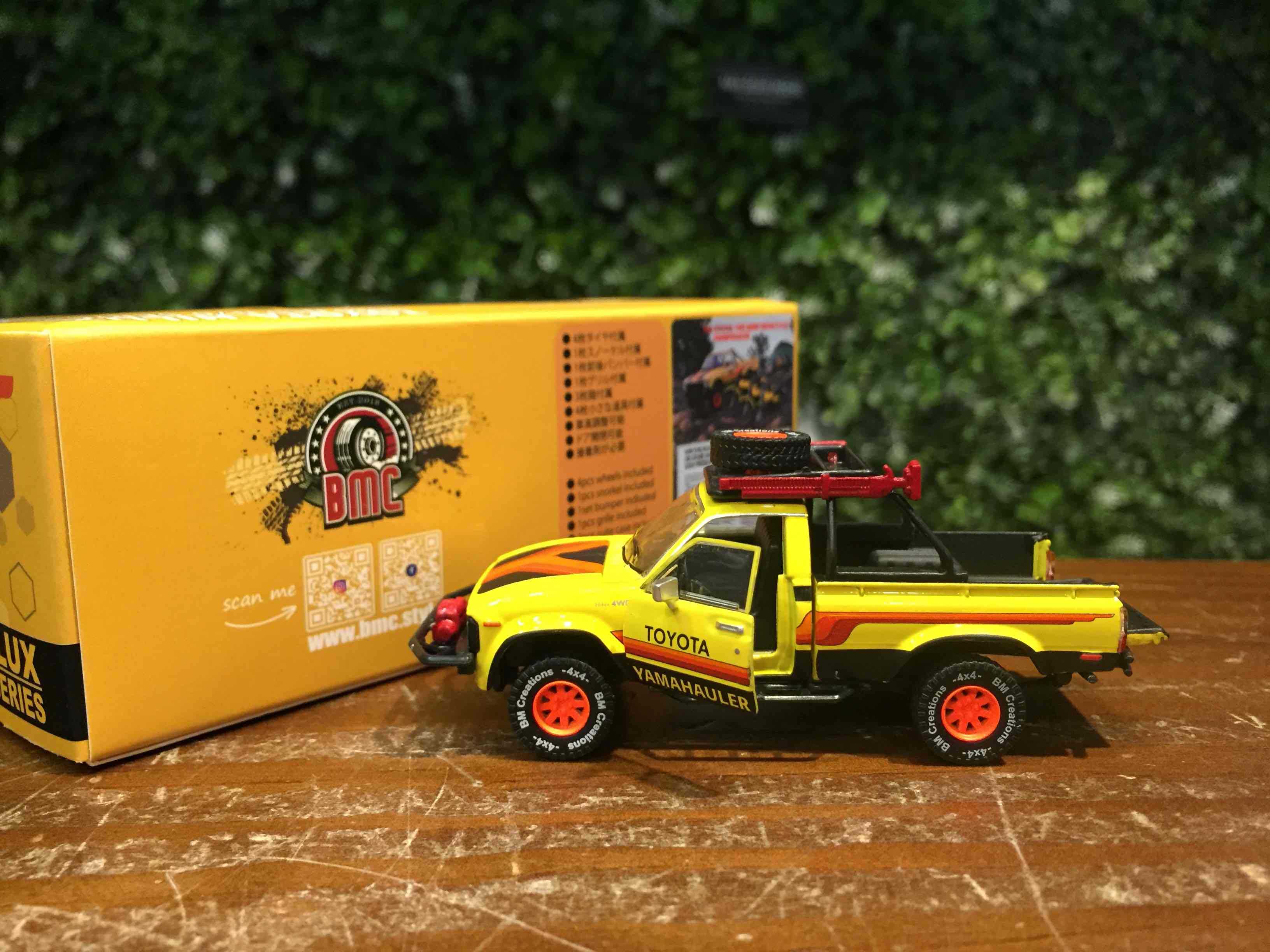 1/64 BMC Toyota Hilux N60 N70 1980 Yellow 64B0386【MGM】