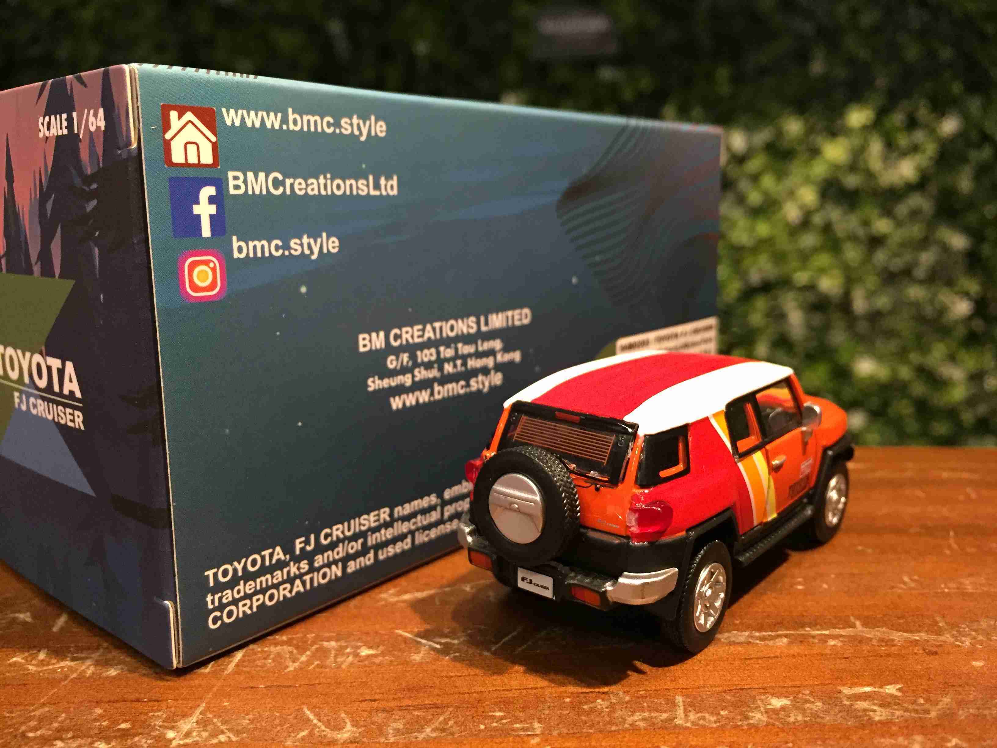 1/64 BM Creations Toyota FJ Cruiser 2015 Orange 64B0203【MGM】