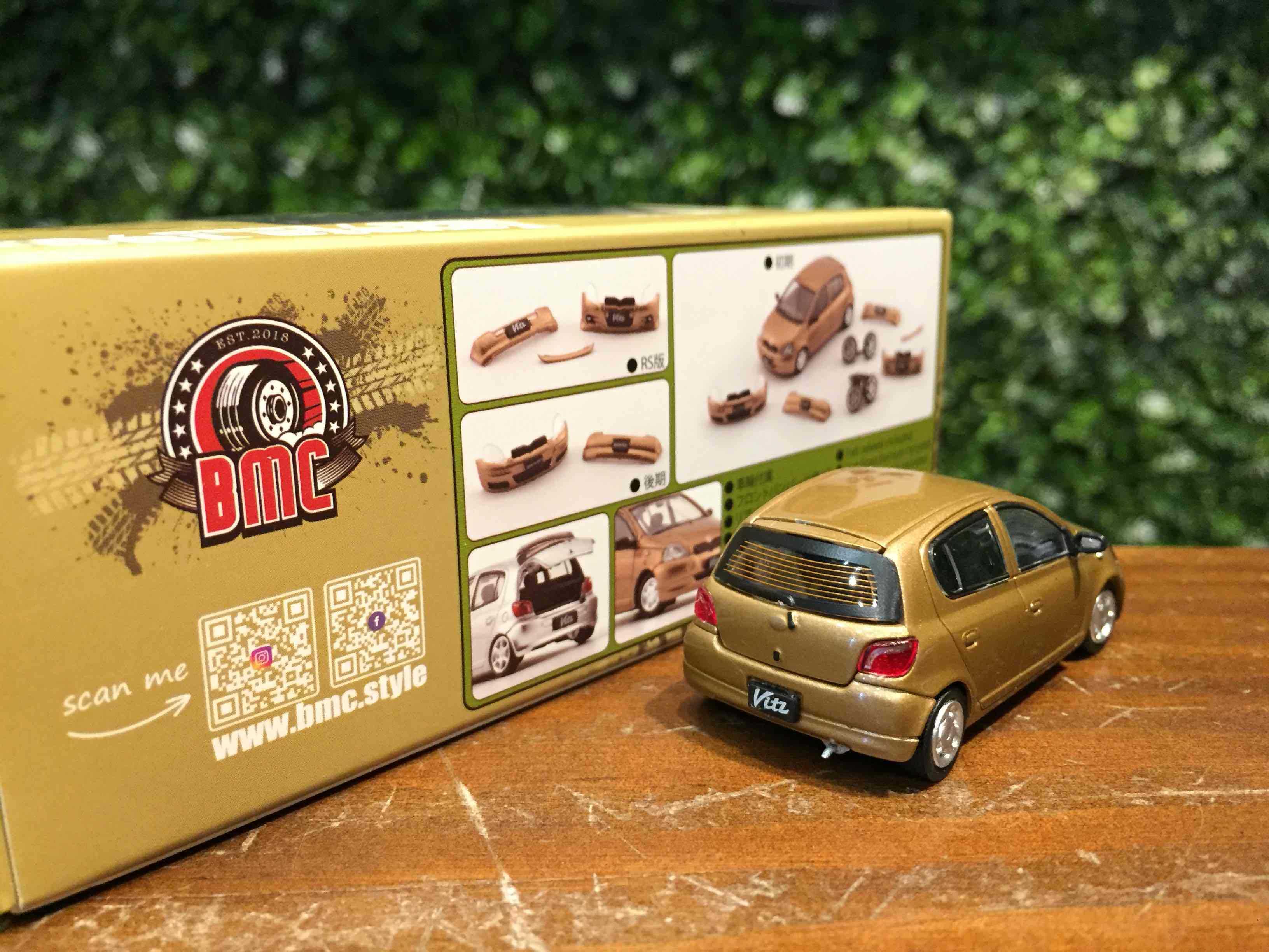 1/64 BM Toyota Yaris 1998 Golden 64B0370【MGM】