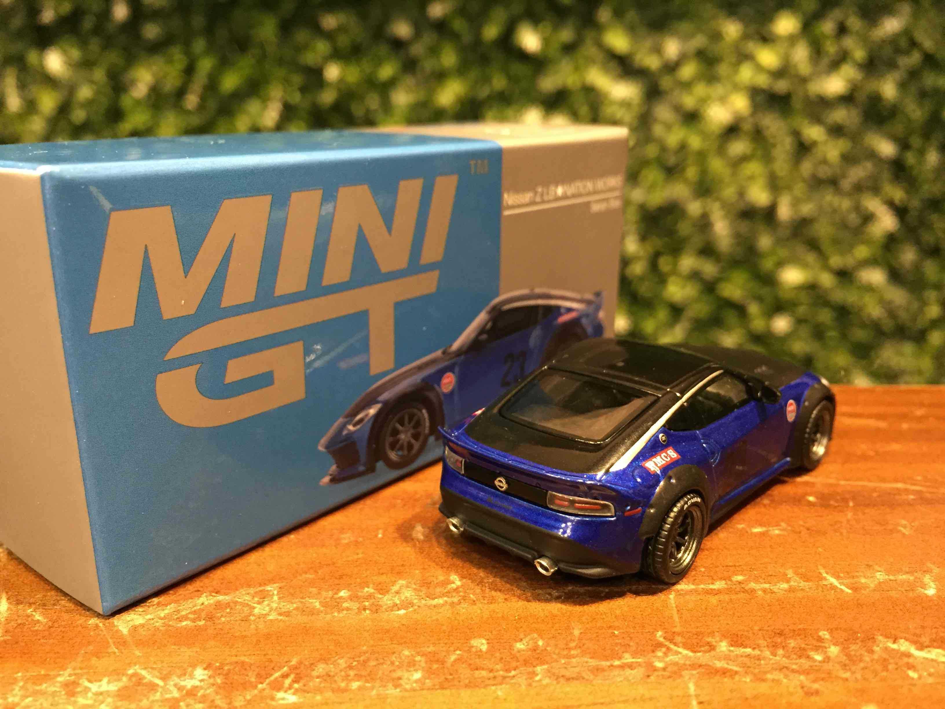 1/64 MiniGT LBWK Nissan Fairlady Z SeiranBlue MGT00732L【MGM】