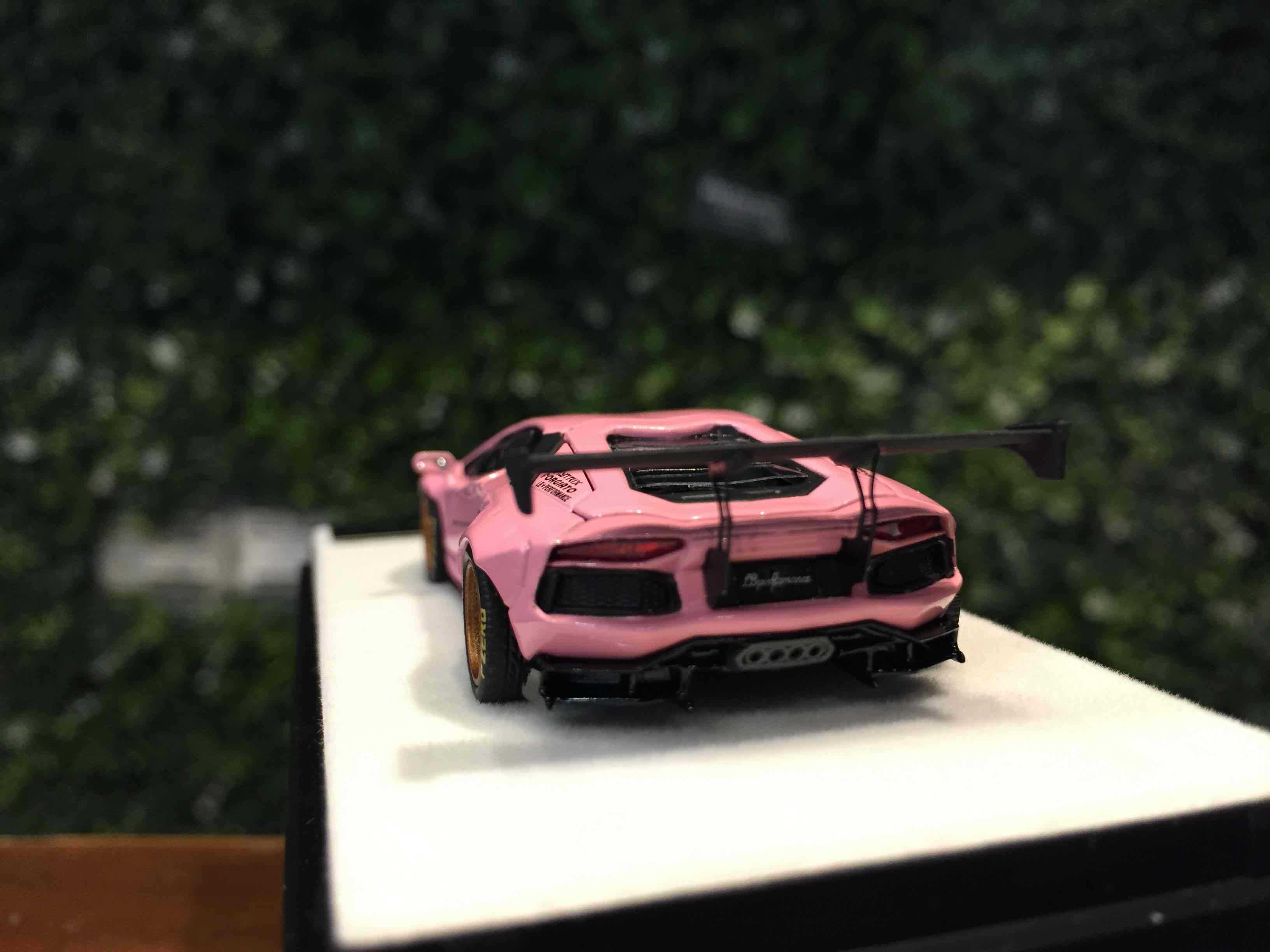 1/64 PGM LBWK Lamborghini Aventador Pink PGM640412S【MGM】