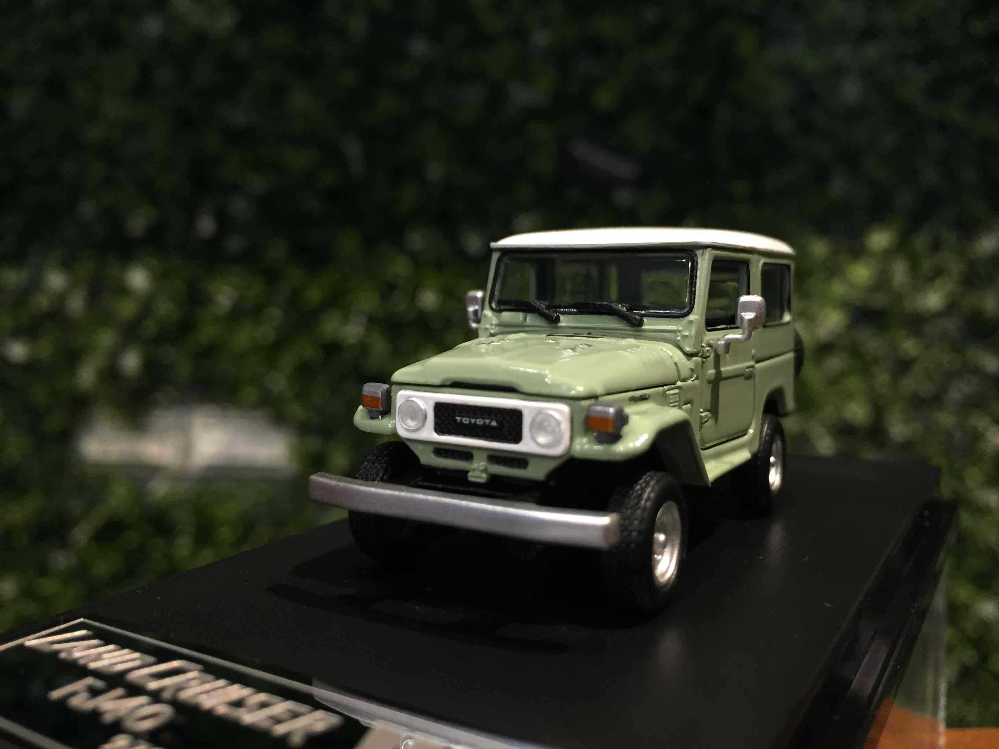 1/64 HF Toyota Land Cruiser FJ40 Green/WH HJ64FJ4011LG【MGM】