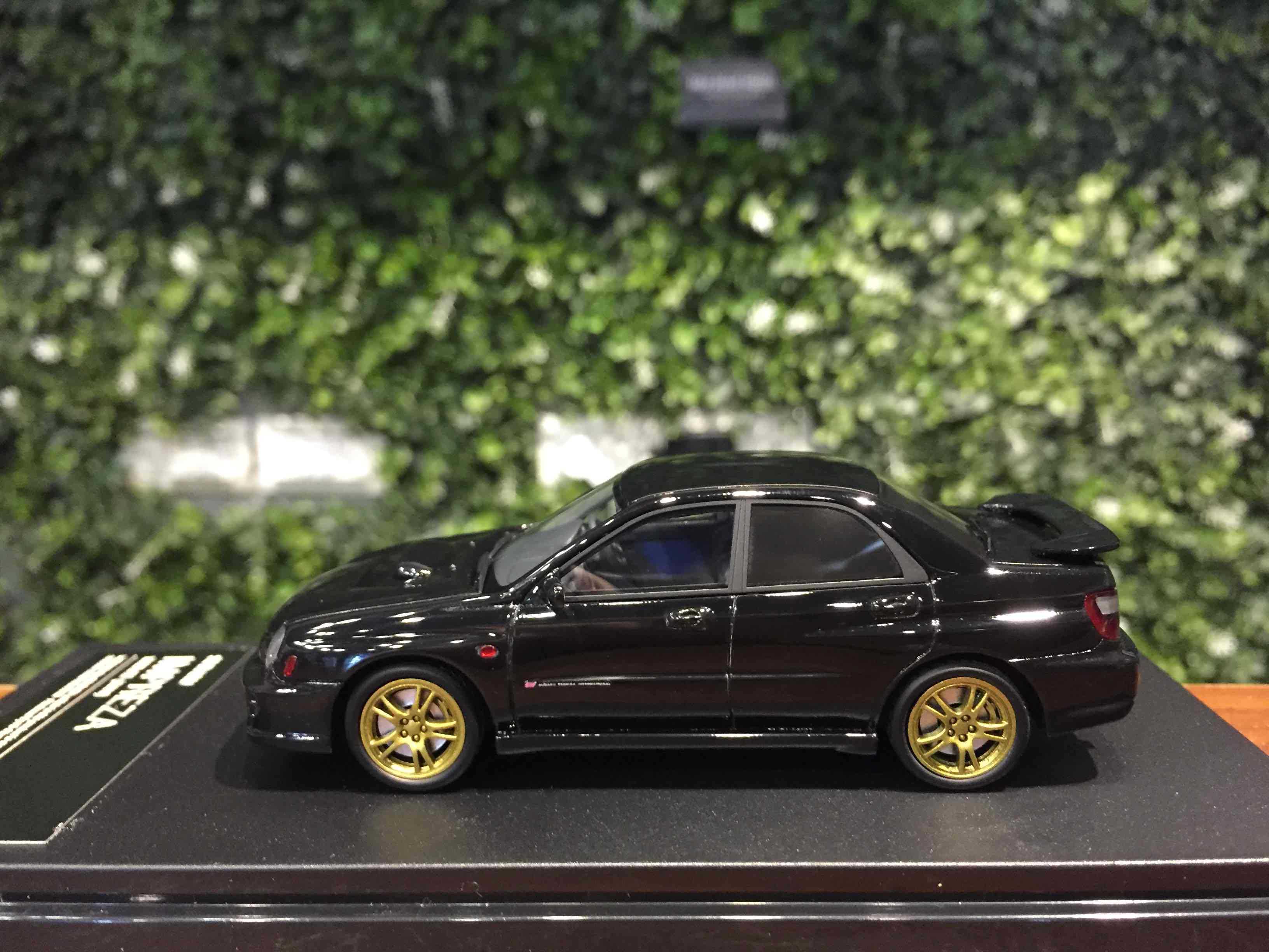 1/43 Hi-Story Subaru Impreza WRX STi 2001 Black HS401BK【MGM】