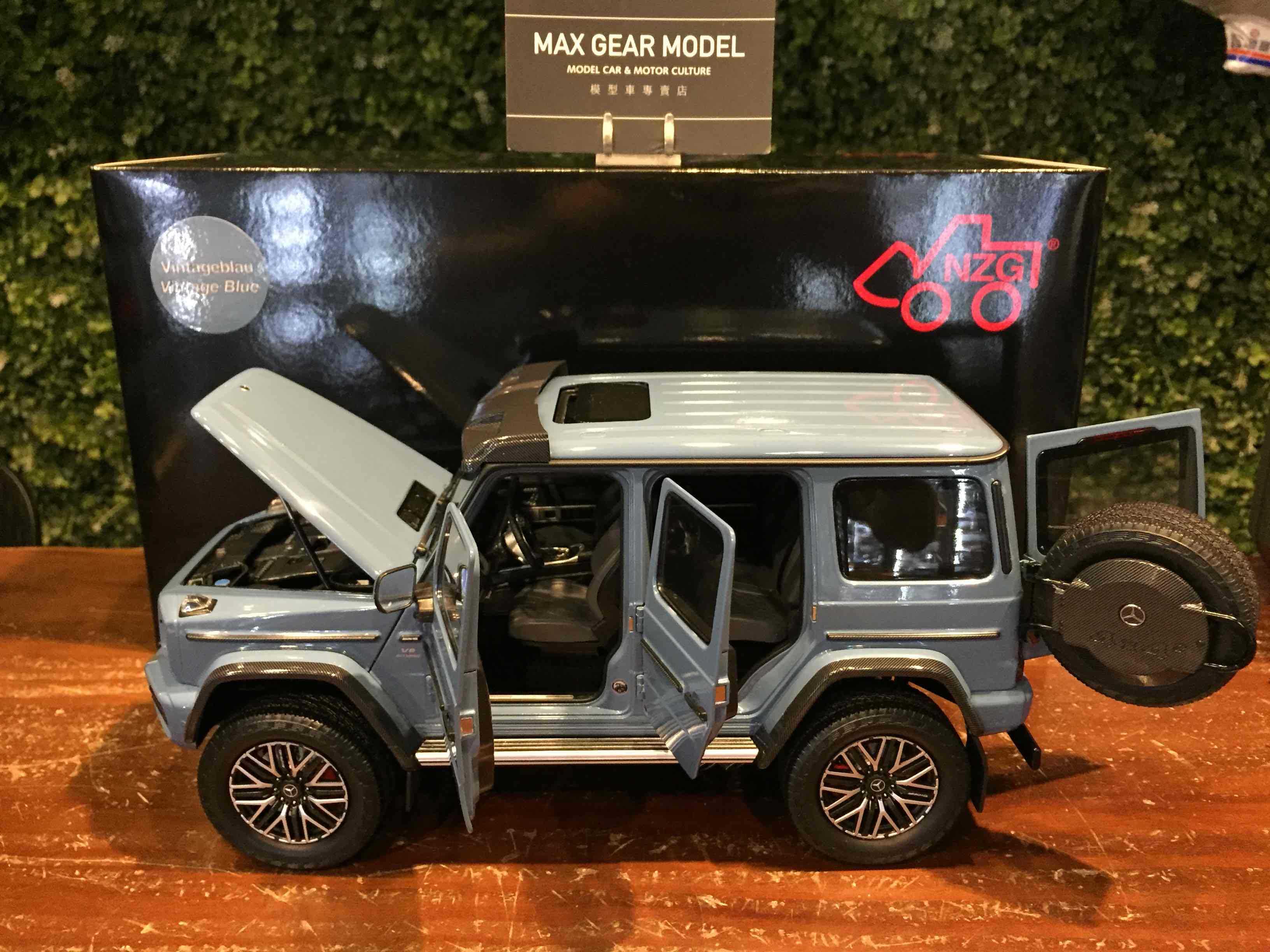 1/18 NZG Mercedes-AMG G63 (W464) Vintage Blue 1075/0021【MGM】