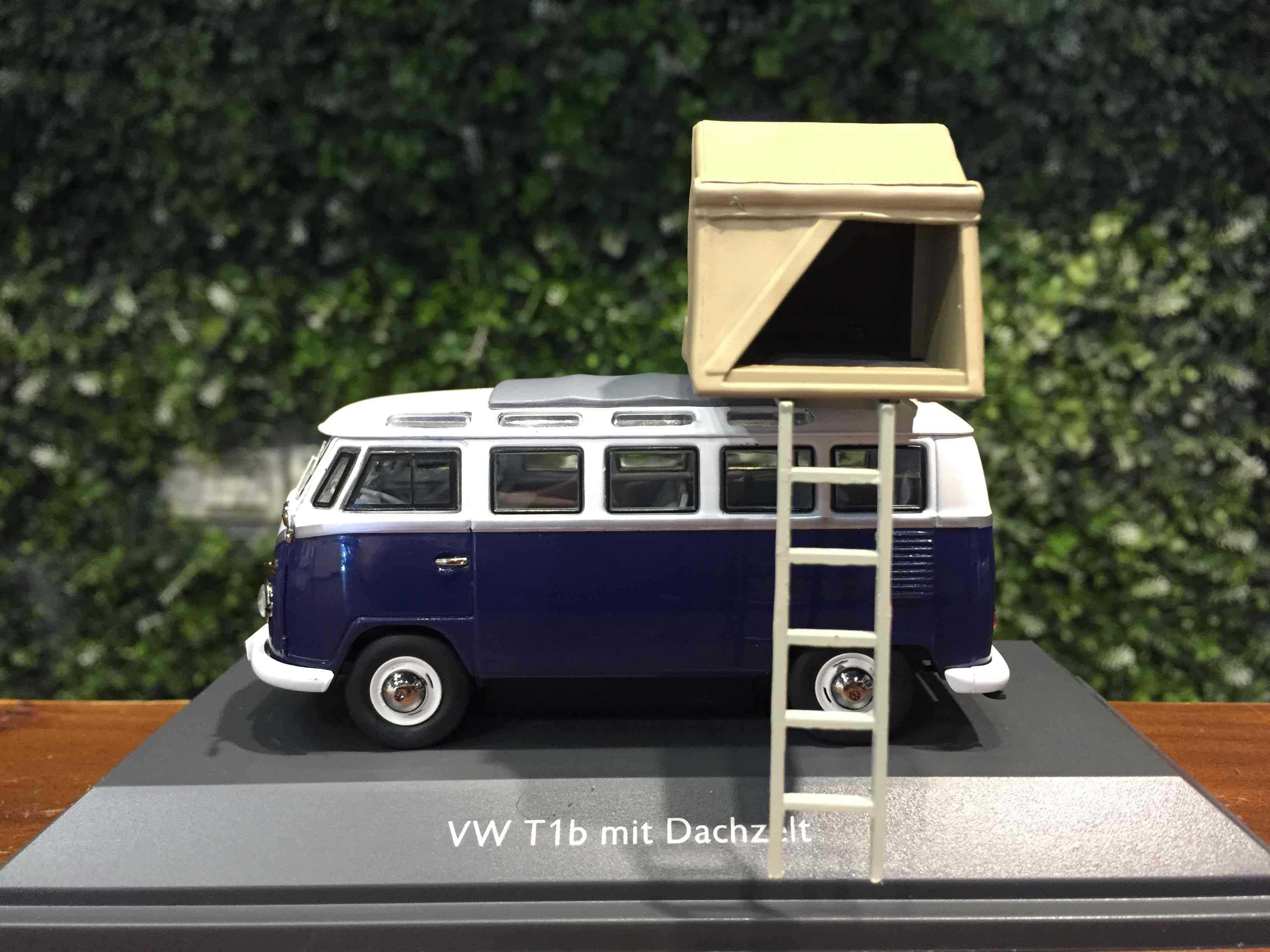 1/43 Schuco Volkswagen VW T1 Bus with Tent 450377800【MGM】 - Max
