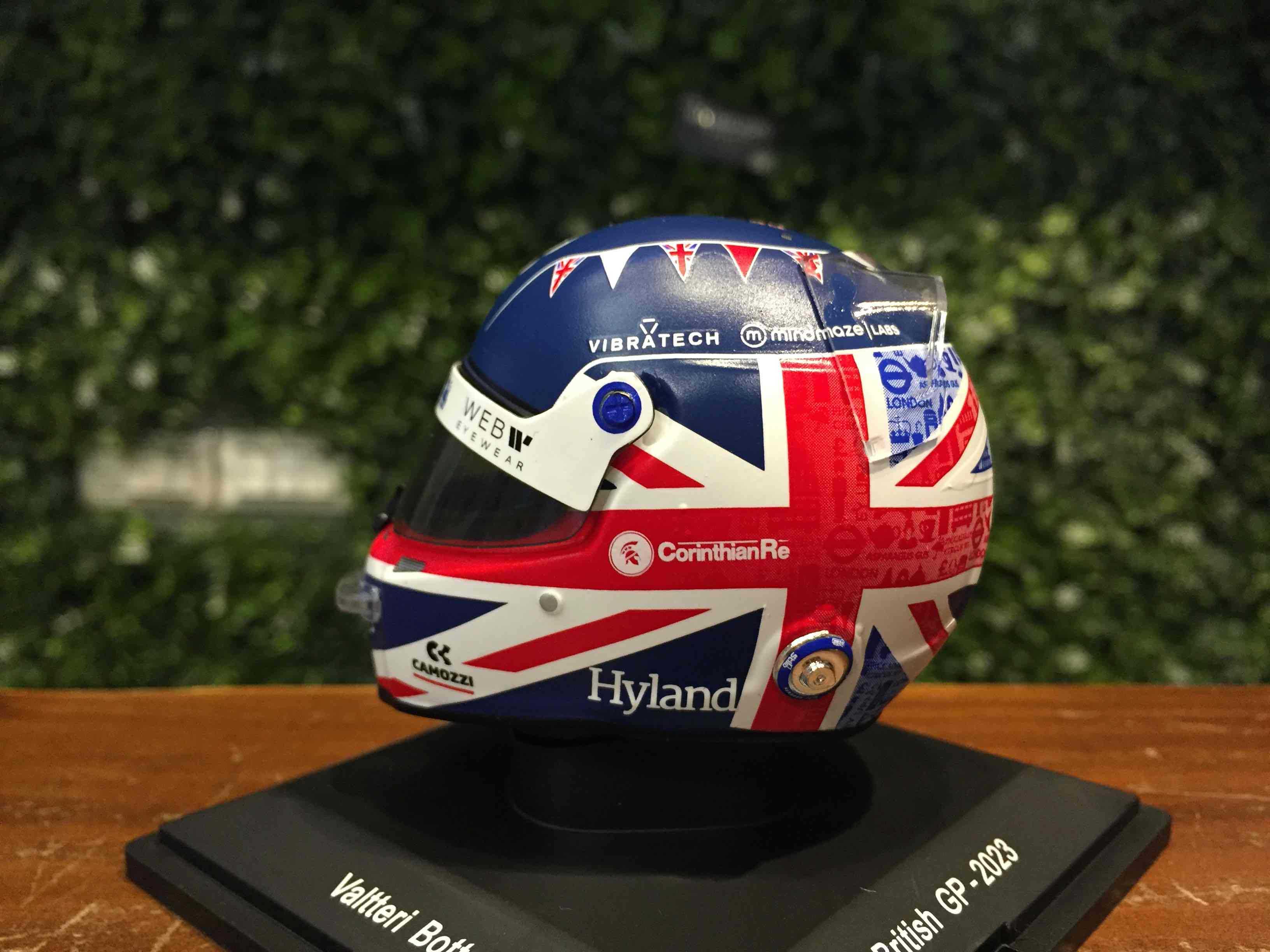 1/5 Spark Alfa Romeo Valtteri Bottas 2023 Helmet 5HF119【MGM】