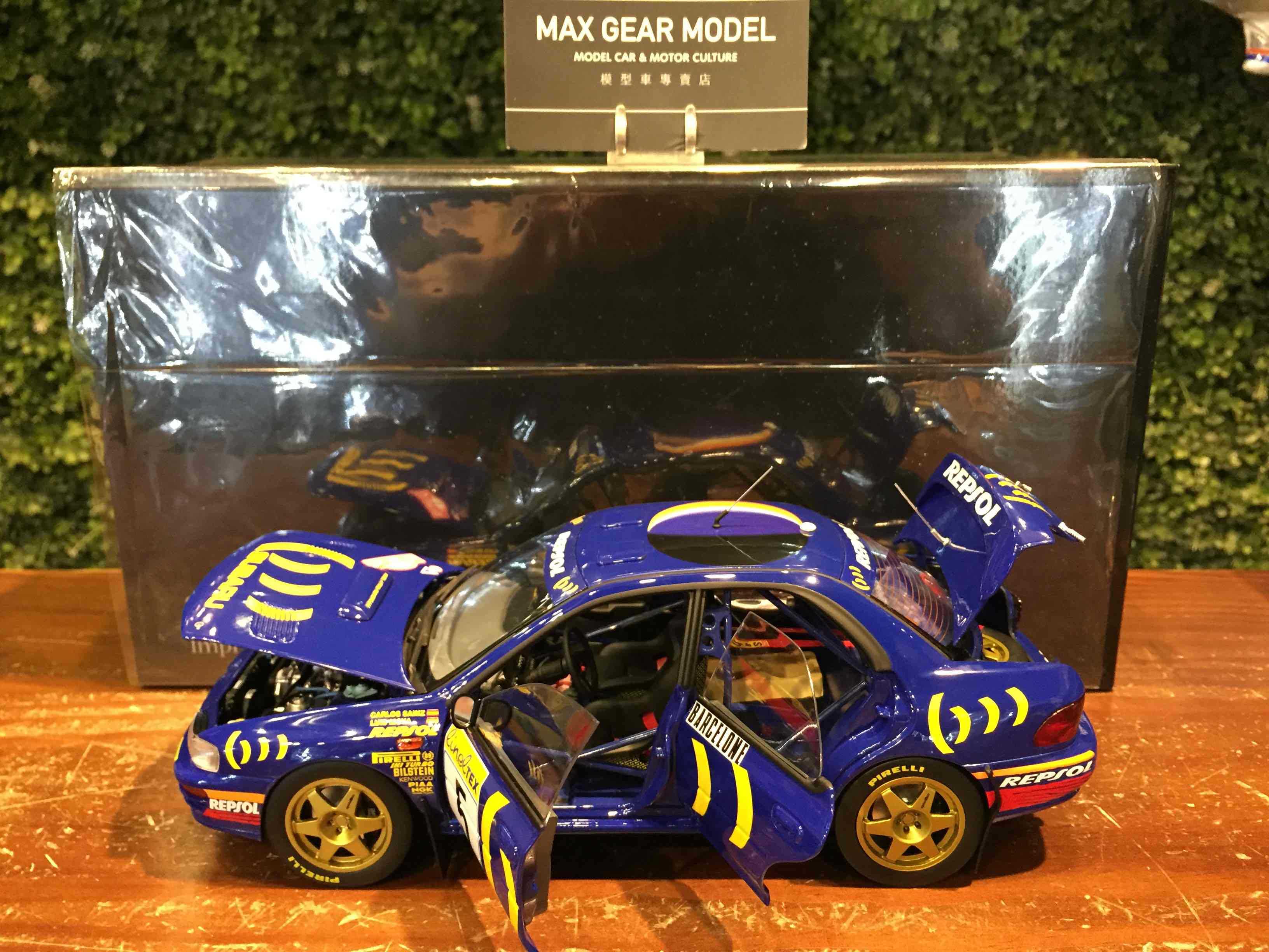 1/18 Kyosho Subaru Impreza 1995 Monte Carlo #5 08962B【MGM】