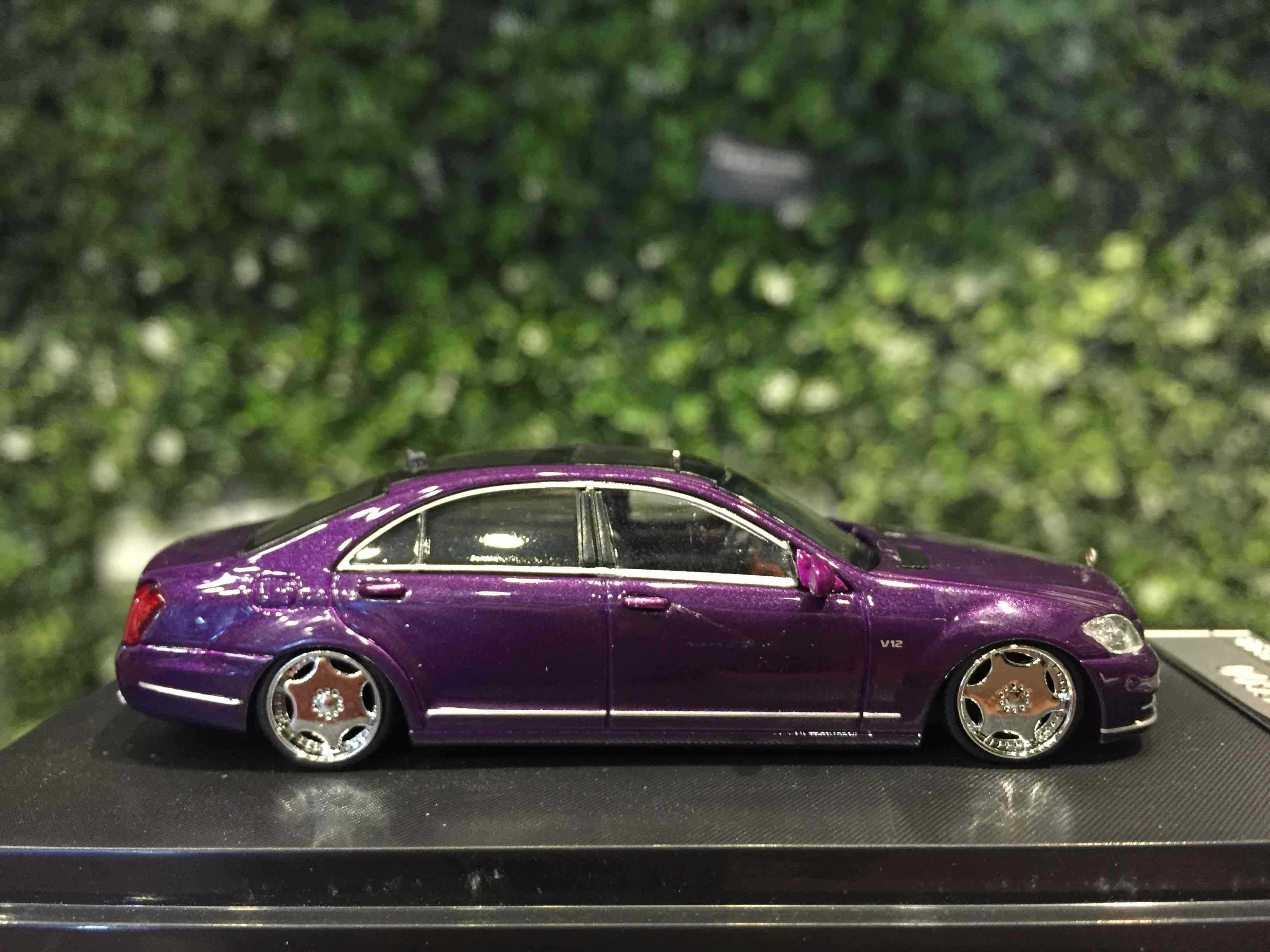 1/64 StreetWeapon Mercedes-Benz S-Class (W221) Purple【MGM】