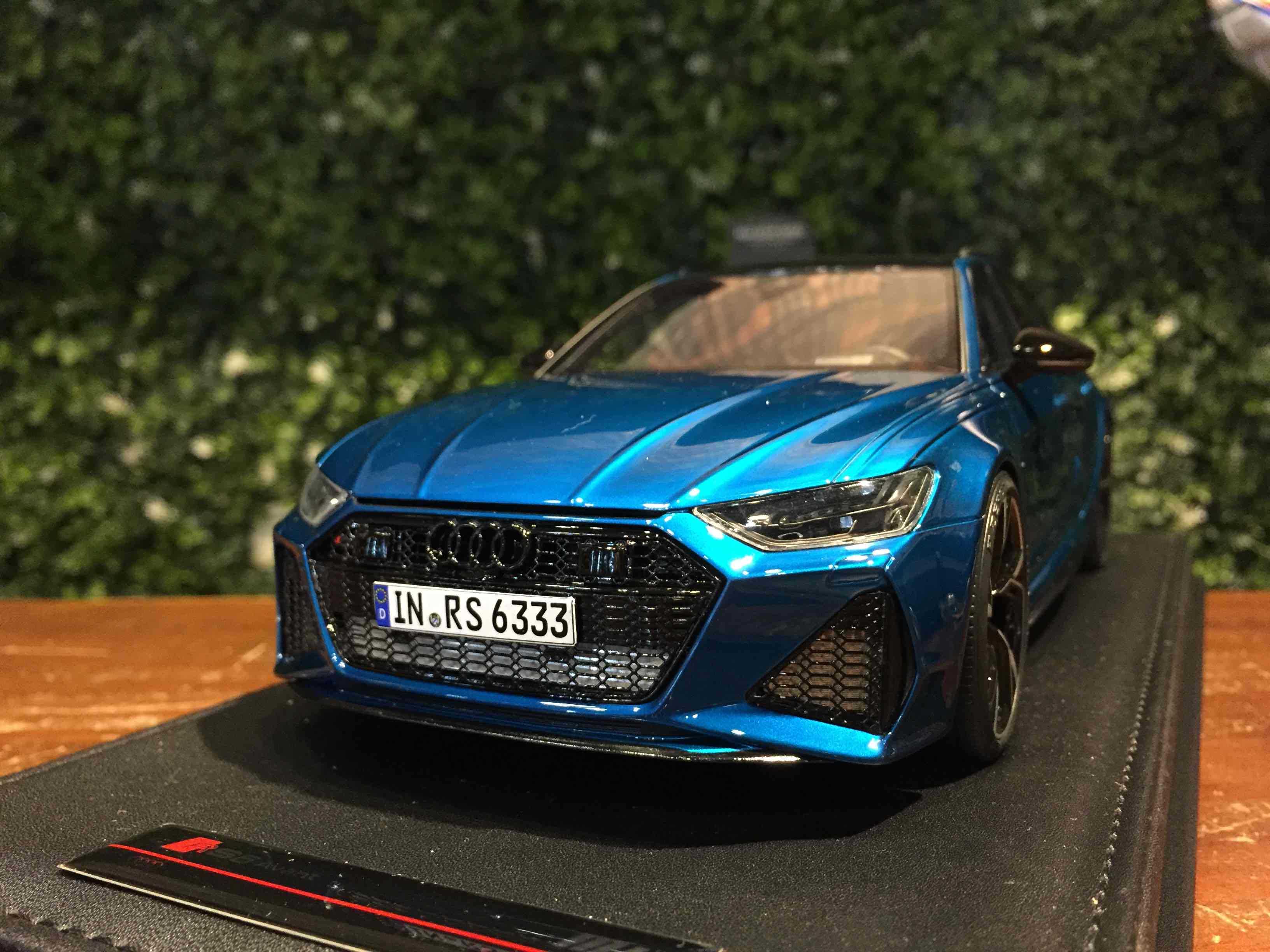 1/18 Motorhelix Audi RS6 Avant (C8) Blue Metallic【MGM】