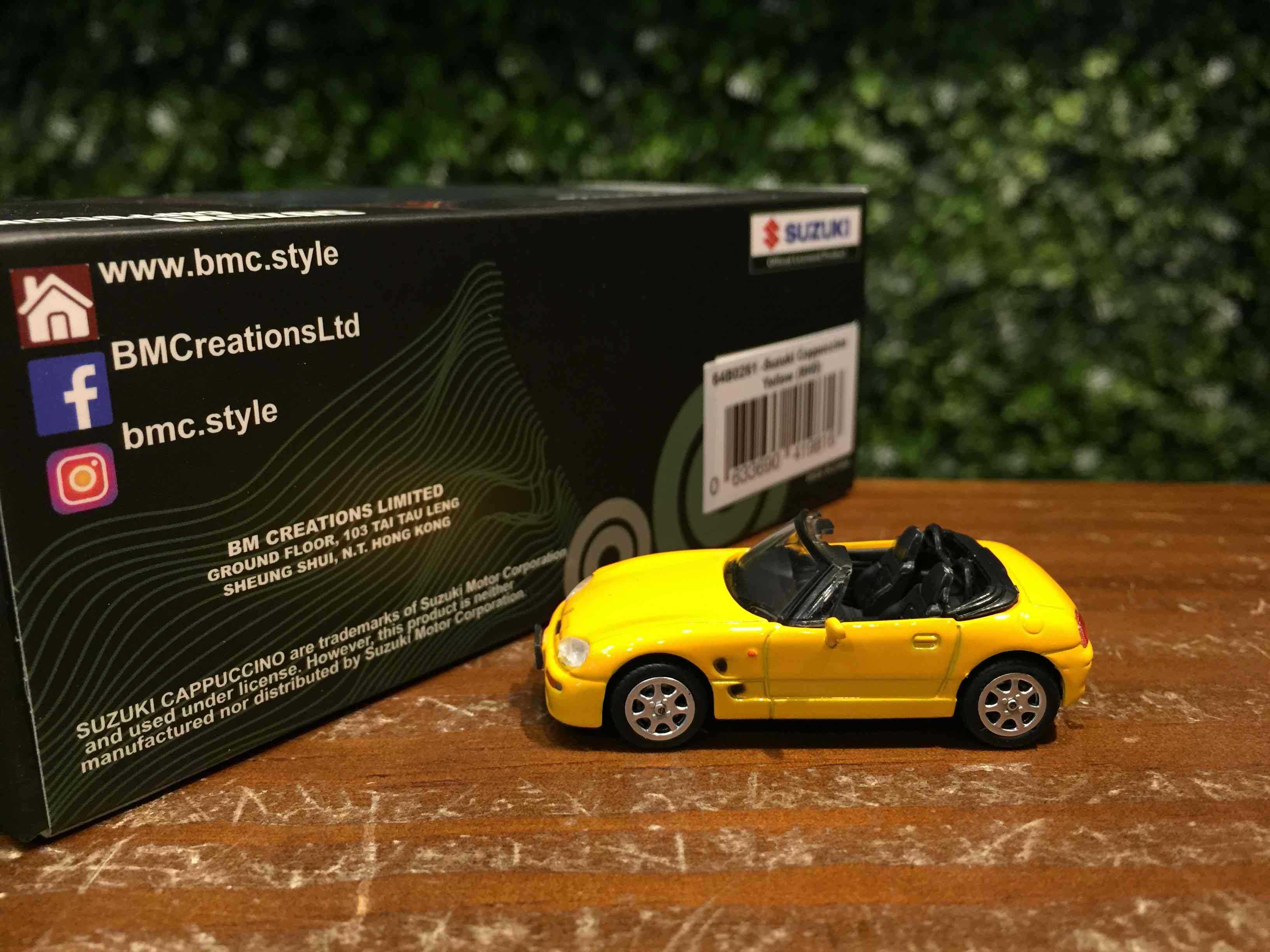 1/64 BM Creation Suzuki Cappuccino Yellow 64B0261【MGM】