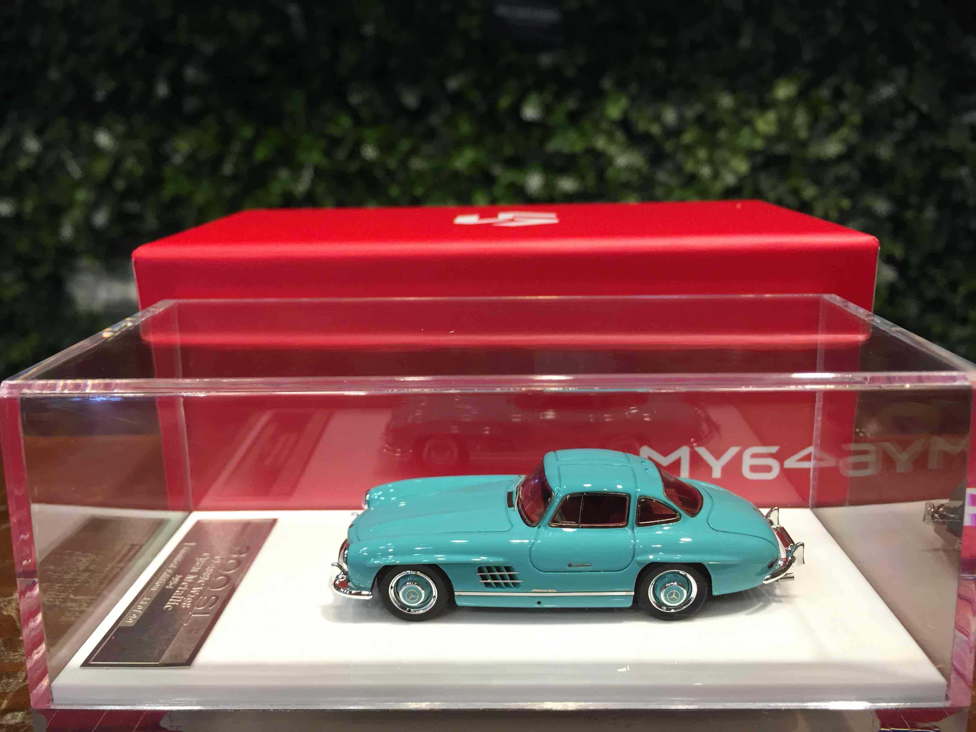 1/64 SCM Mercedes-Benz 300 SL (W198) Cyan Met SCM05R【MGM】