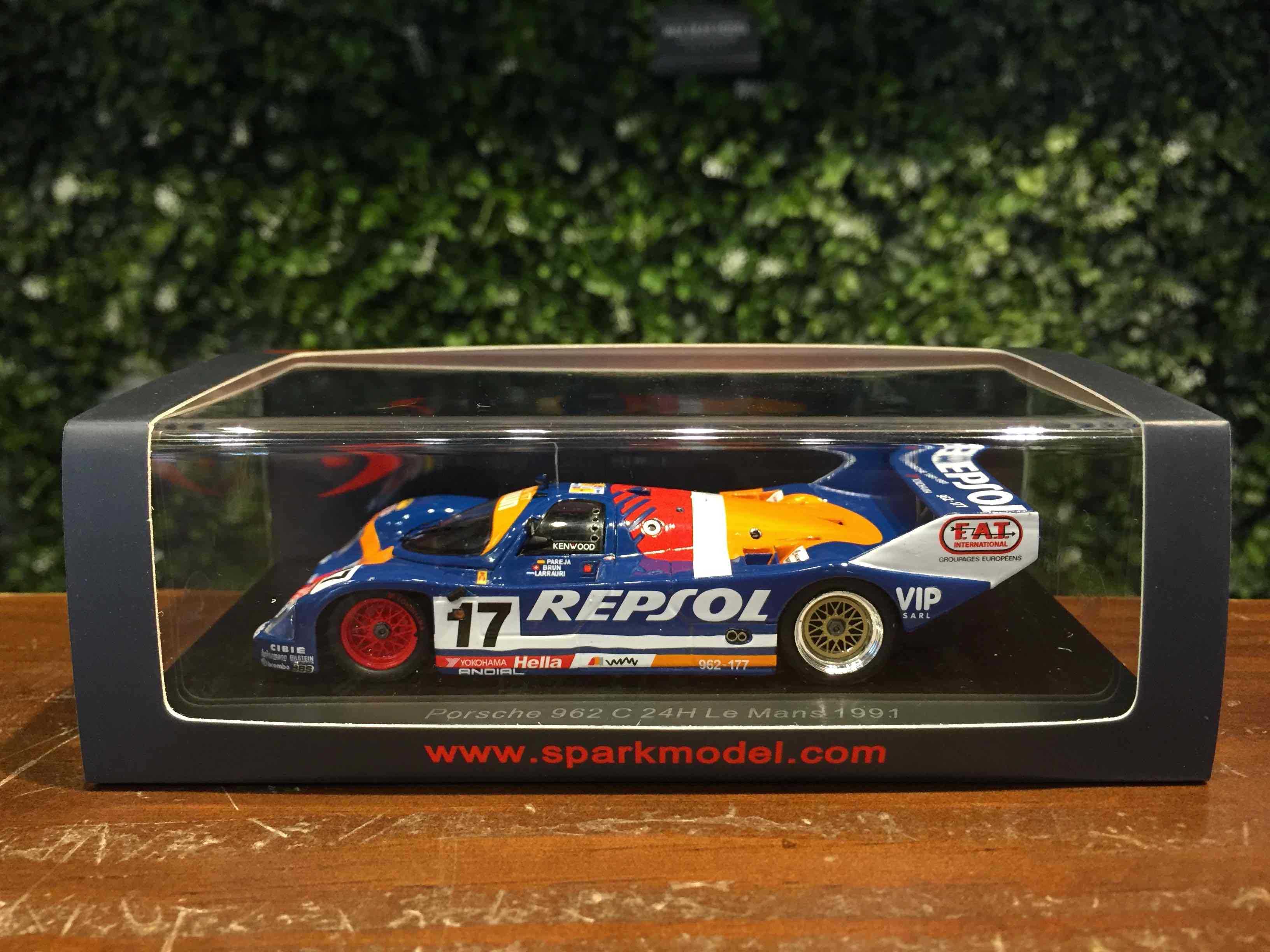 1/43 Spark Porsche 962 C #17 LeMans 1991 S9975【MGM】