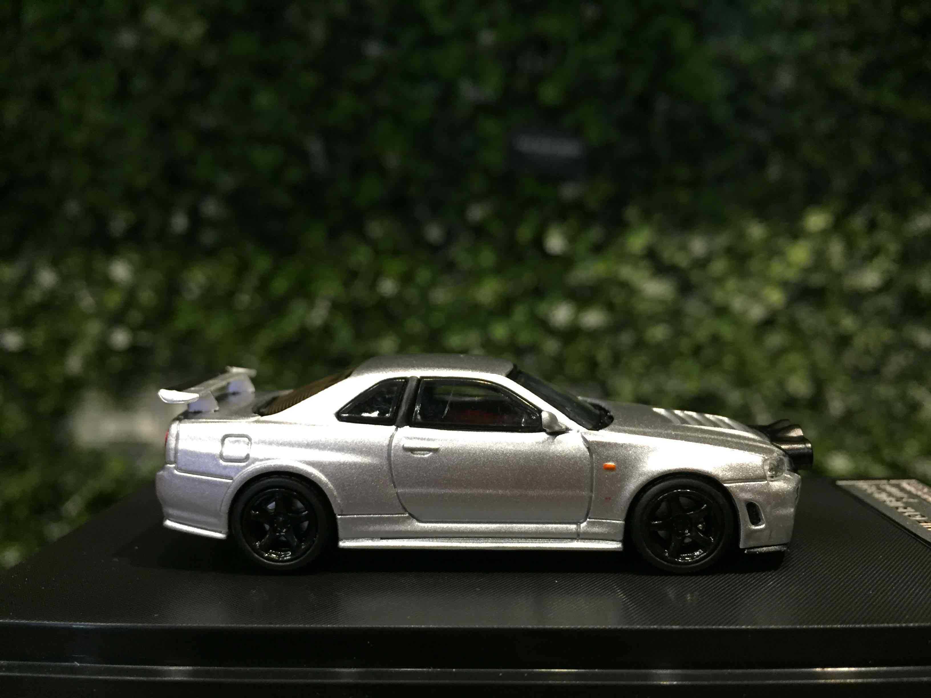 1/64 StreetWeapon Nissan Skyline GTR (R34) Drift Silver【MGM】