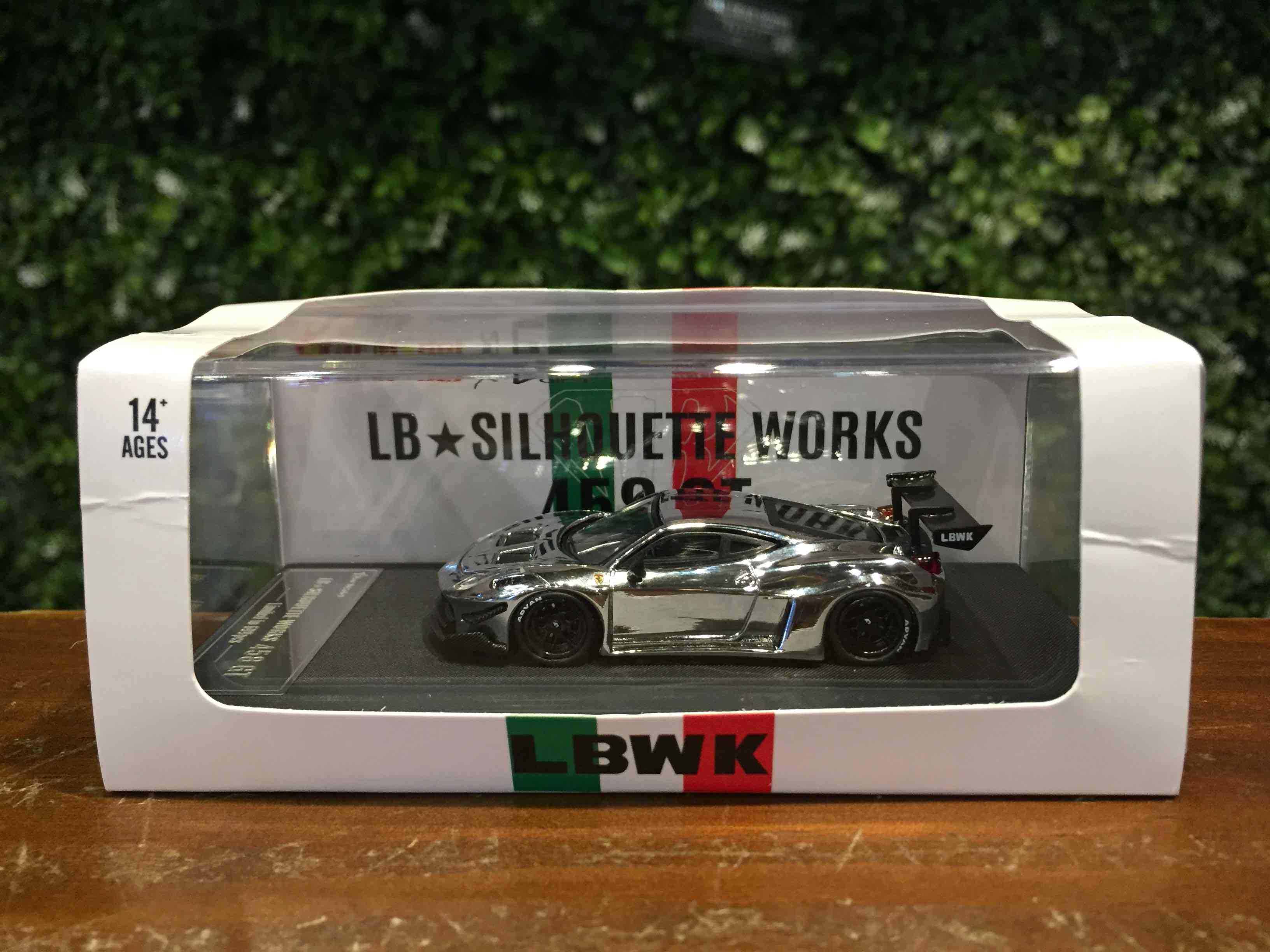 1/64 StarModel LBWK Ferrari 458 GT Chrome Silver【MGM】 - Max Gear Model ...