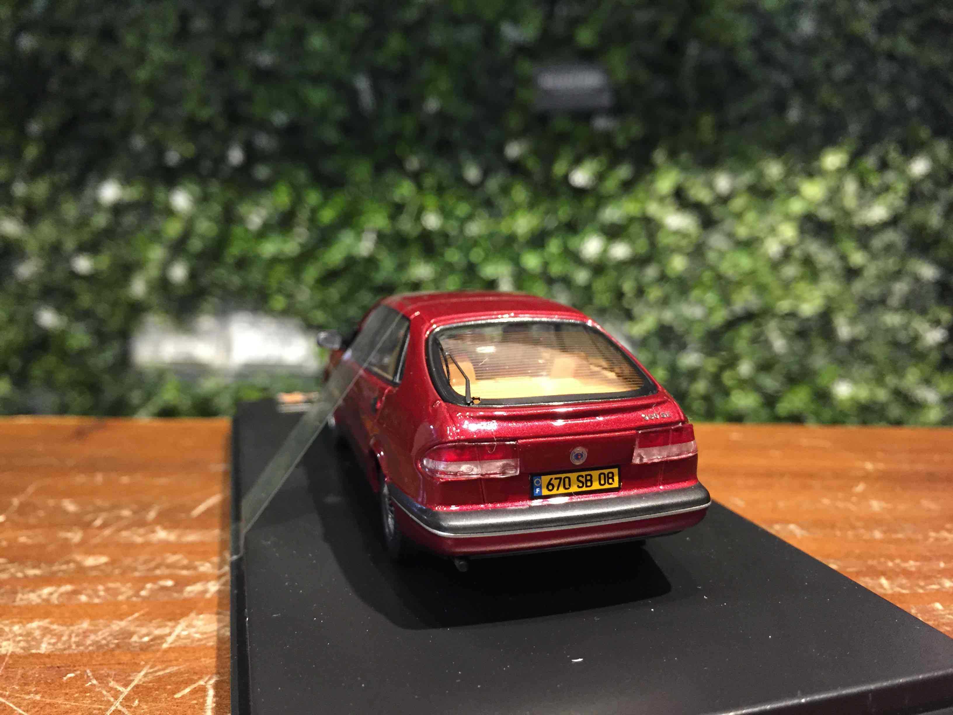 1/43 PremiumX Saab 900 V6 1994 Dark Red PRD452【MGM】