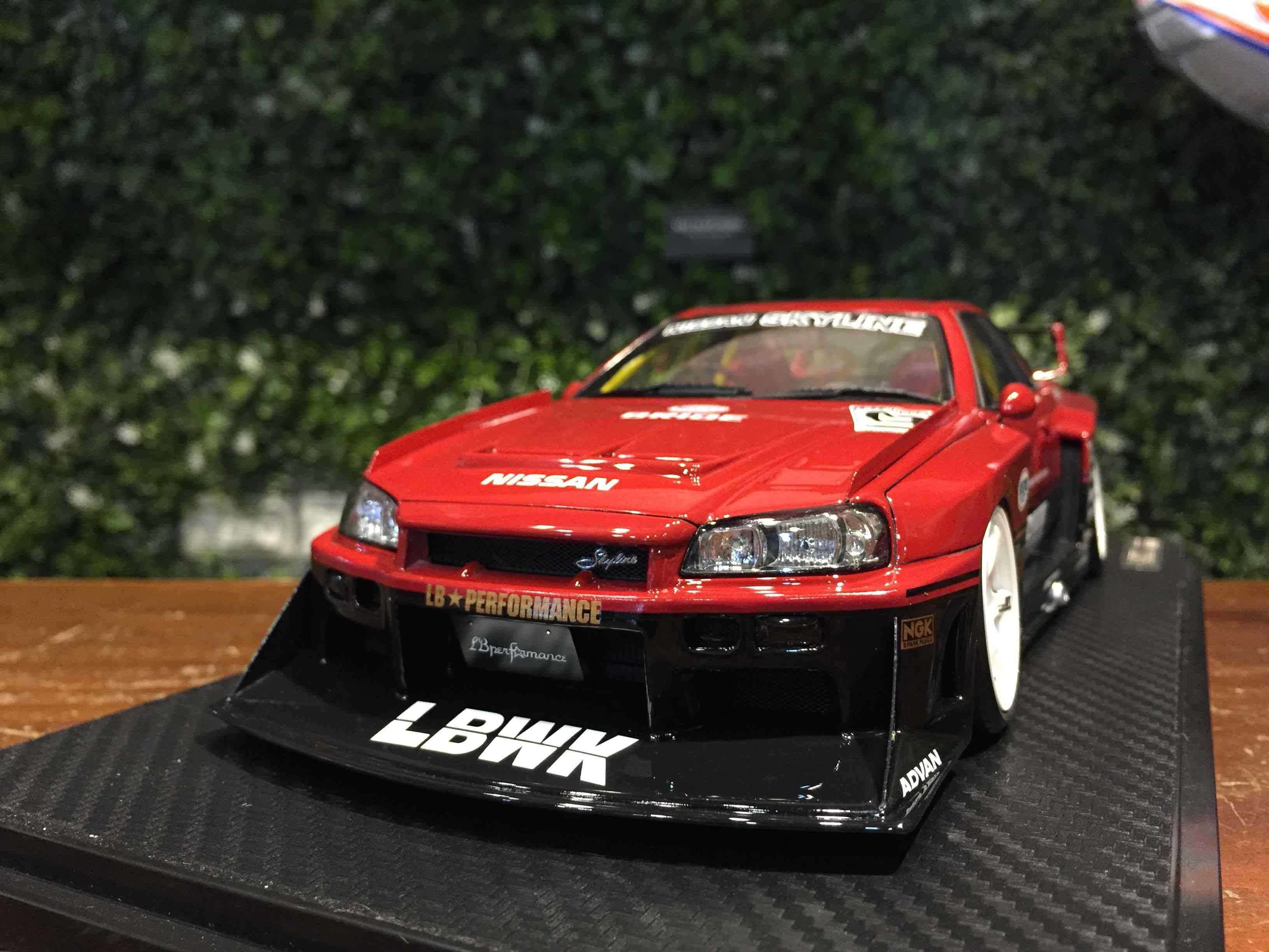 1/18 Ignition LB SuperSilhouette SKYLINE GTR R34 IG2706【MGM】