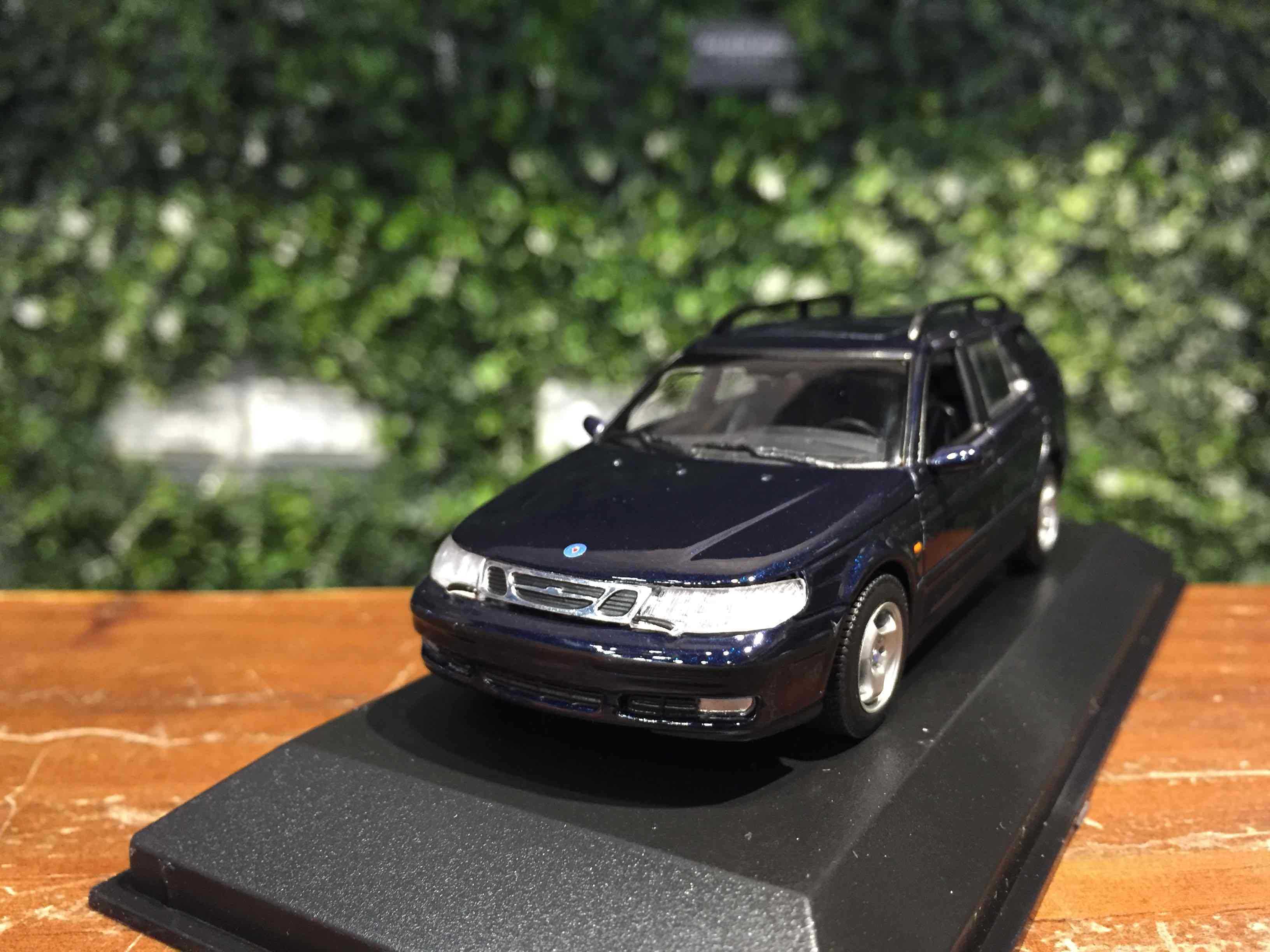 1/43 Minichamps Saab 9-5 Break 1999 Dark Blue 940170810【MGM】