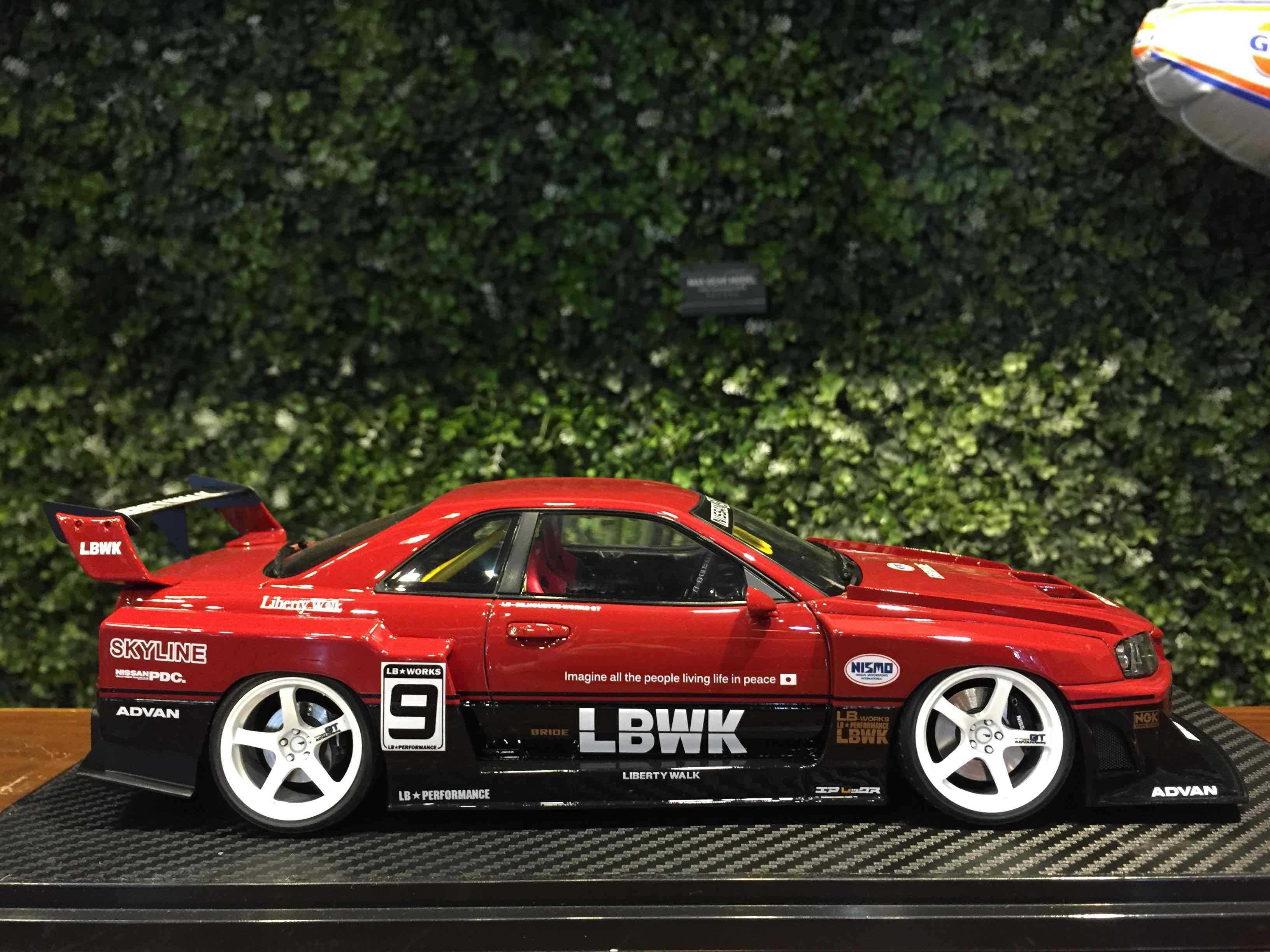 1/18 Ignition LB SuperSilhouette SKYLINE GTR R34 IG2706【MGM】