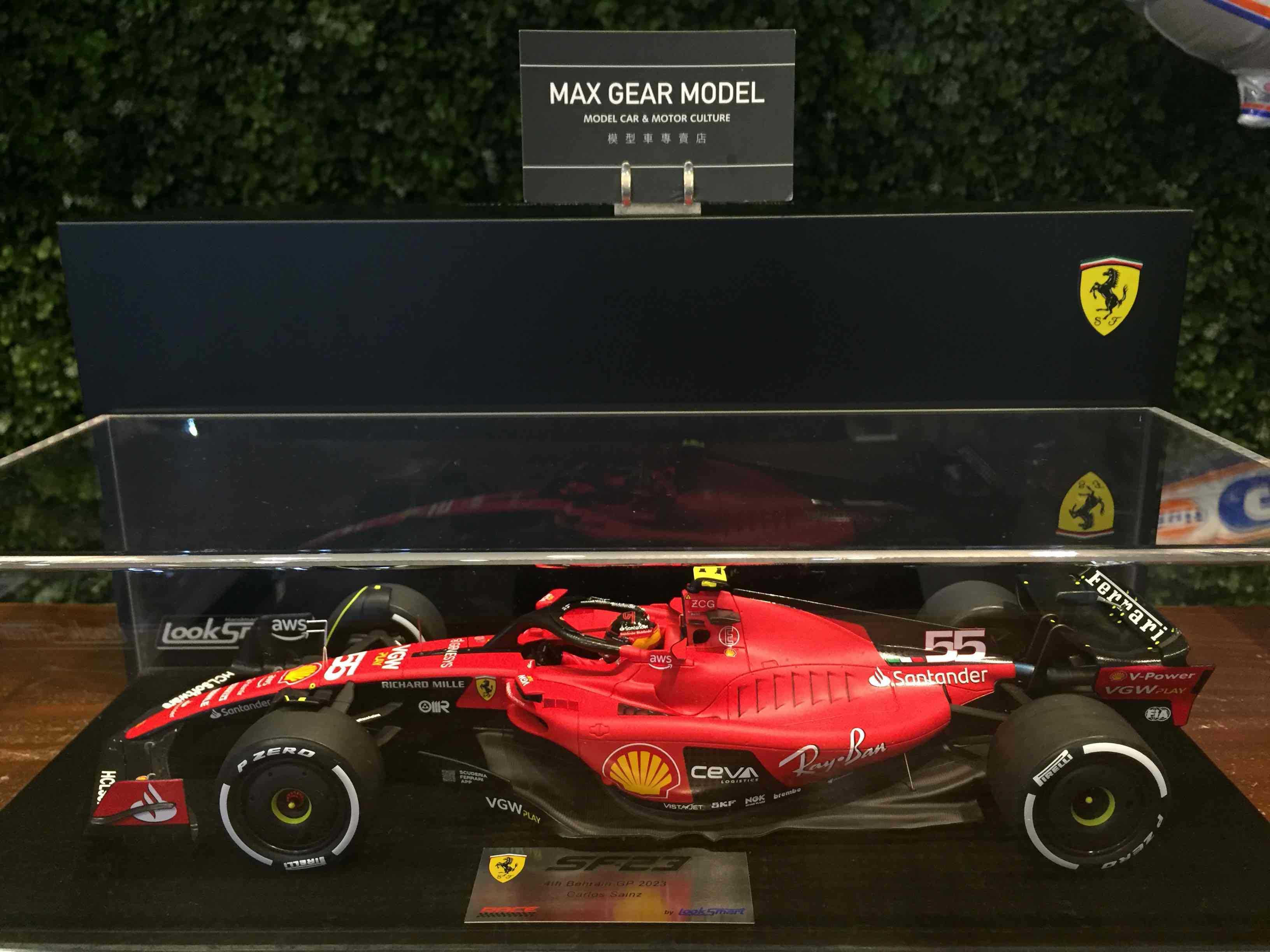 1/18 LookSmart Ferrari SF23 Carlo Sainz 4th LS18F1052【MGM】