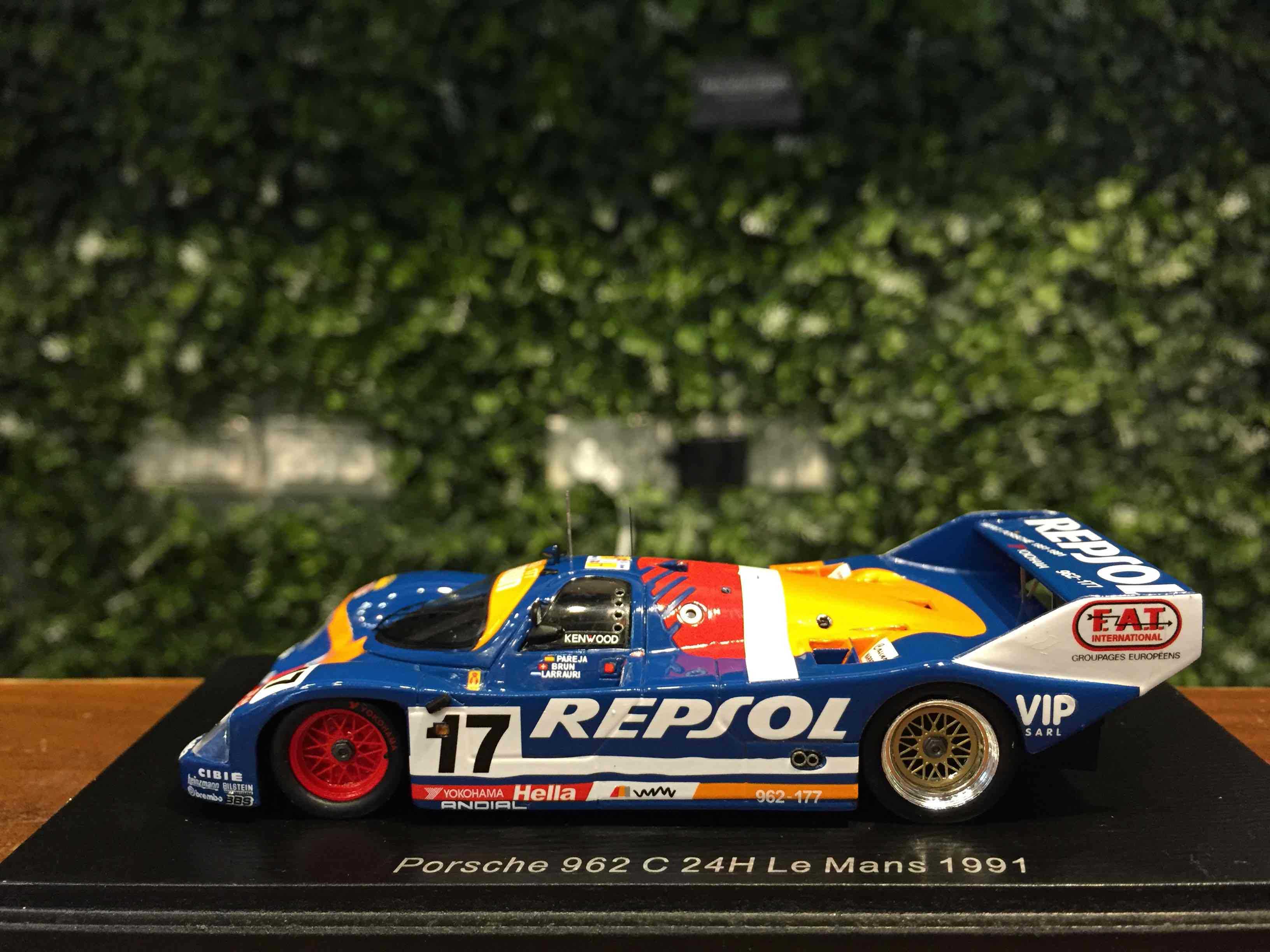 1/43 Spark Porsche 962 C #17 LeMans 1991 S9975【MGM】