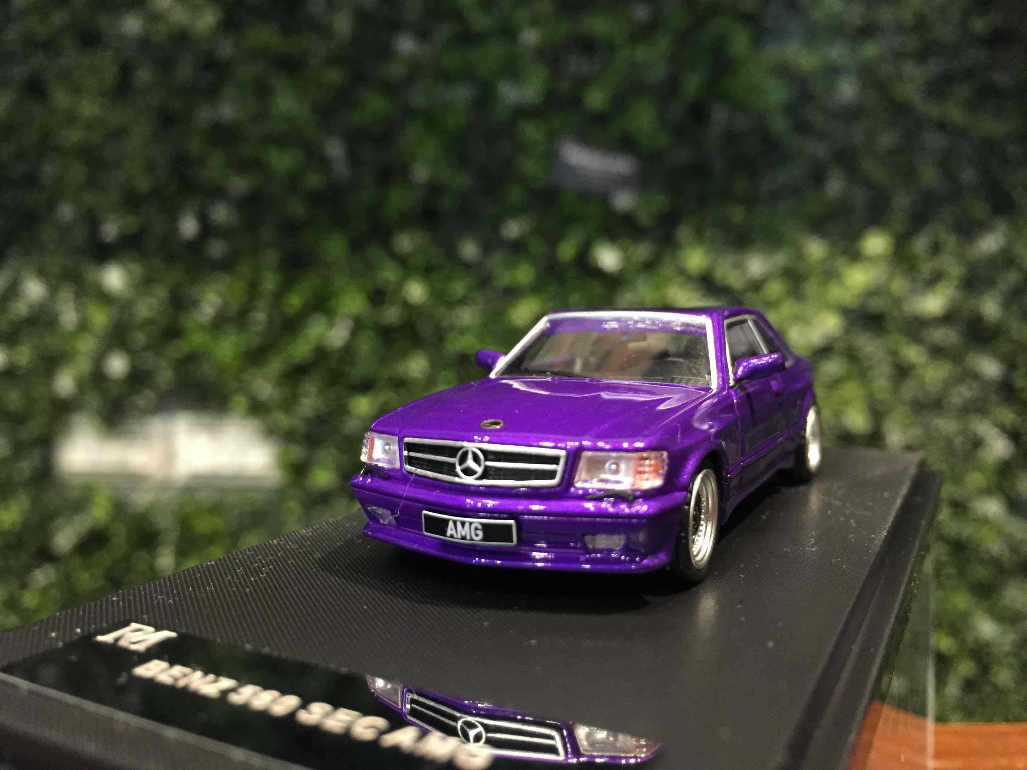 1/64 RhinoModel Mercedes-Benz 560 SEC (C126) Purple【MGM】