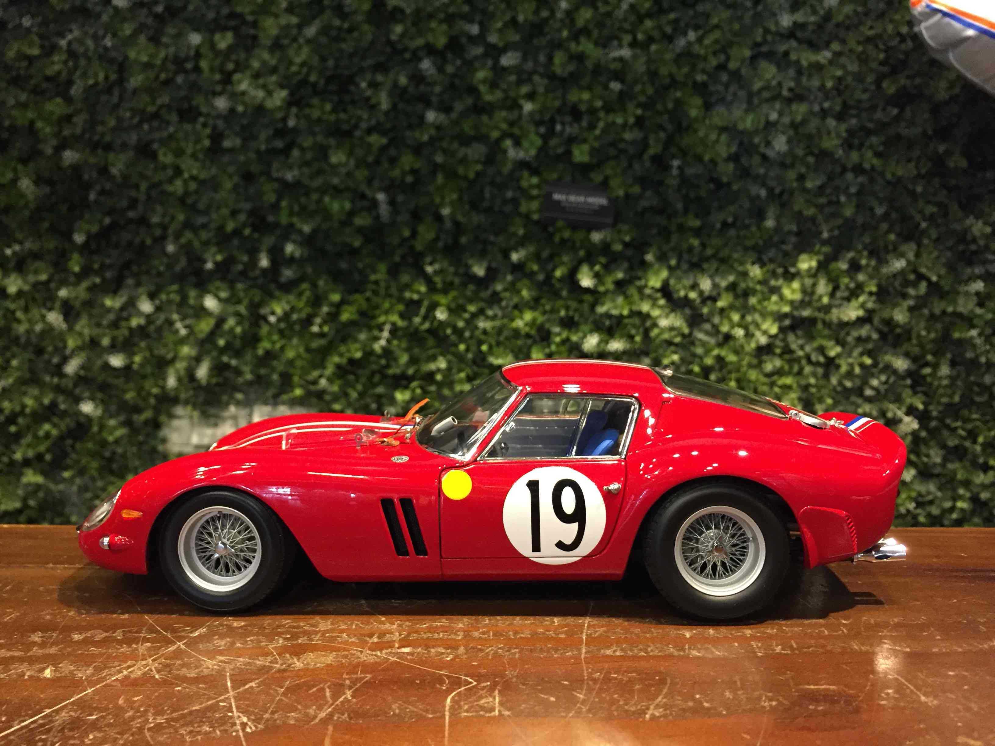 1/18 Kyosho Ferrari 250 GTO #19 1962 LM KY08438A【MGM】