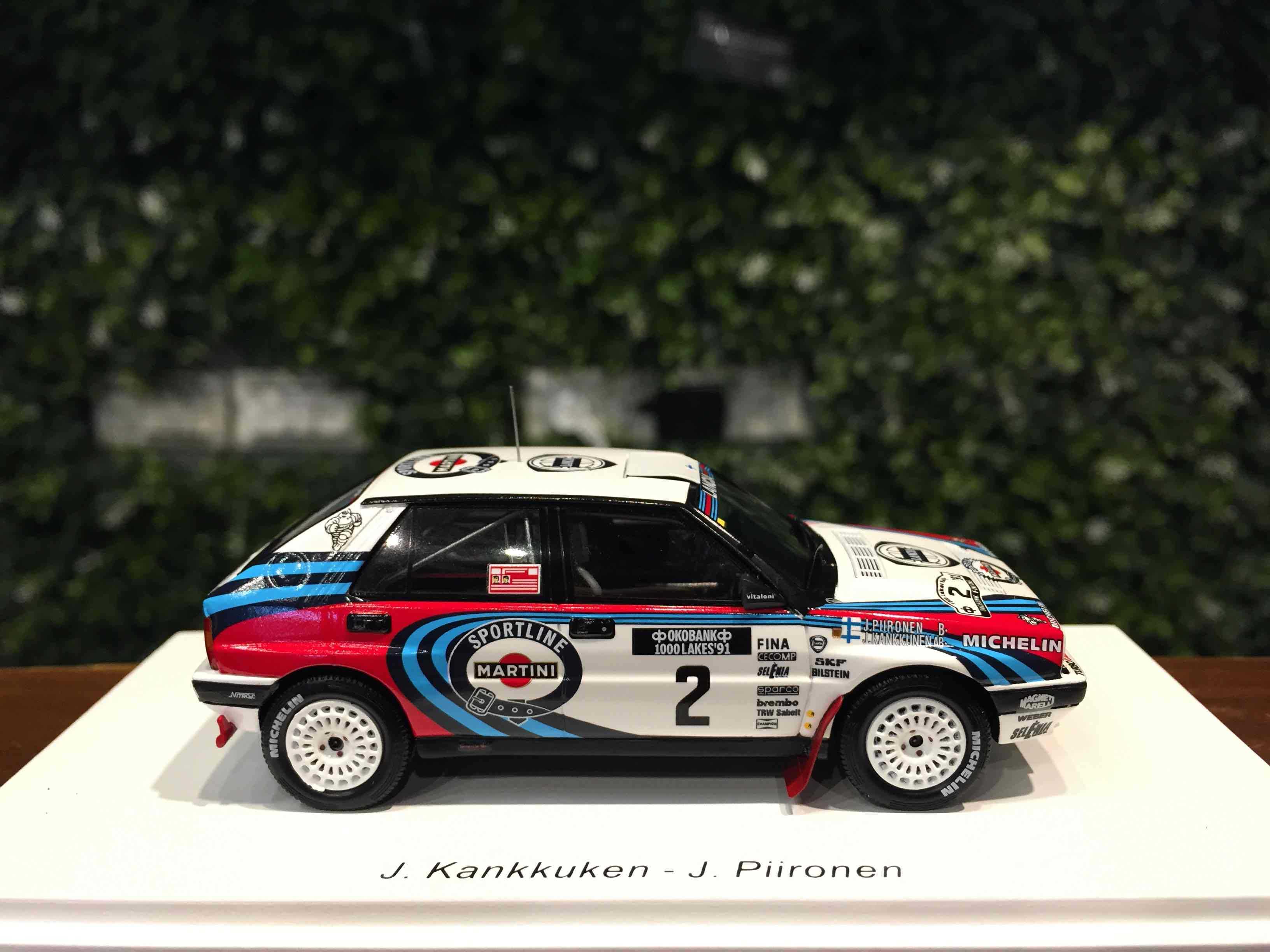 1/43 Spark Lancia Delta HF Integrale Winner Lakes S9010【MGM