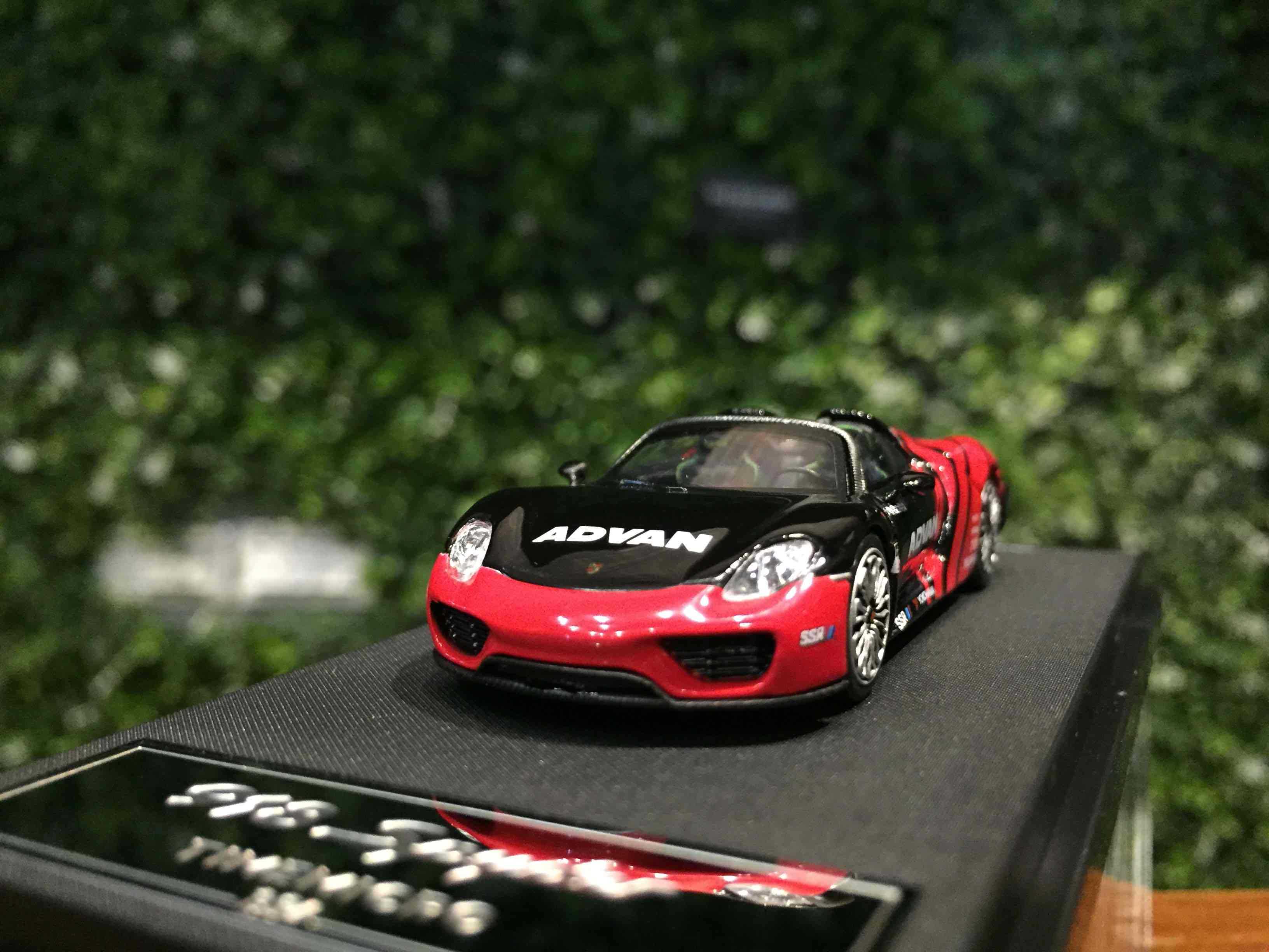 1/64 TimeModel Porsche 918 Spyder 2013 Advan TM643514【MGM】