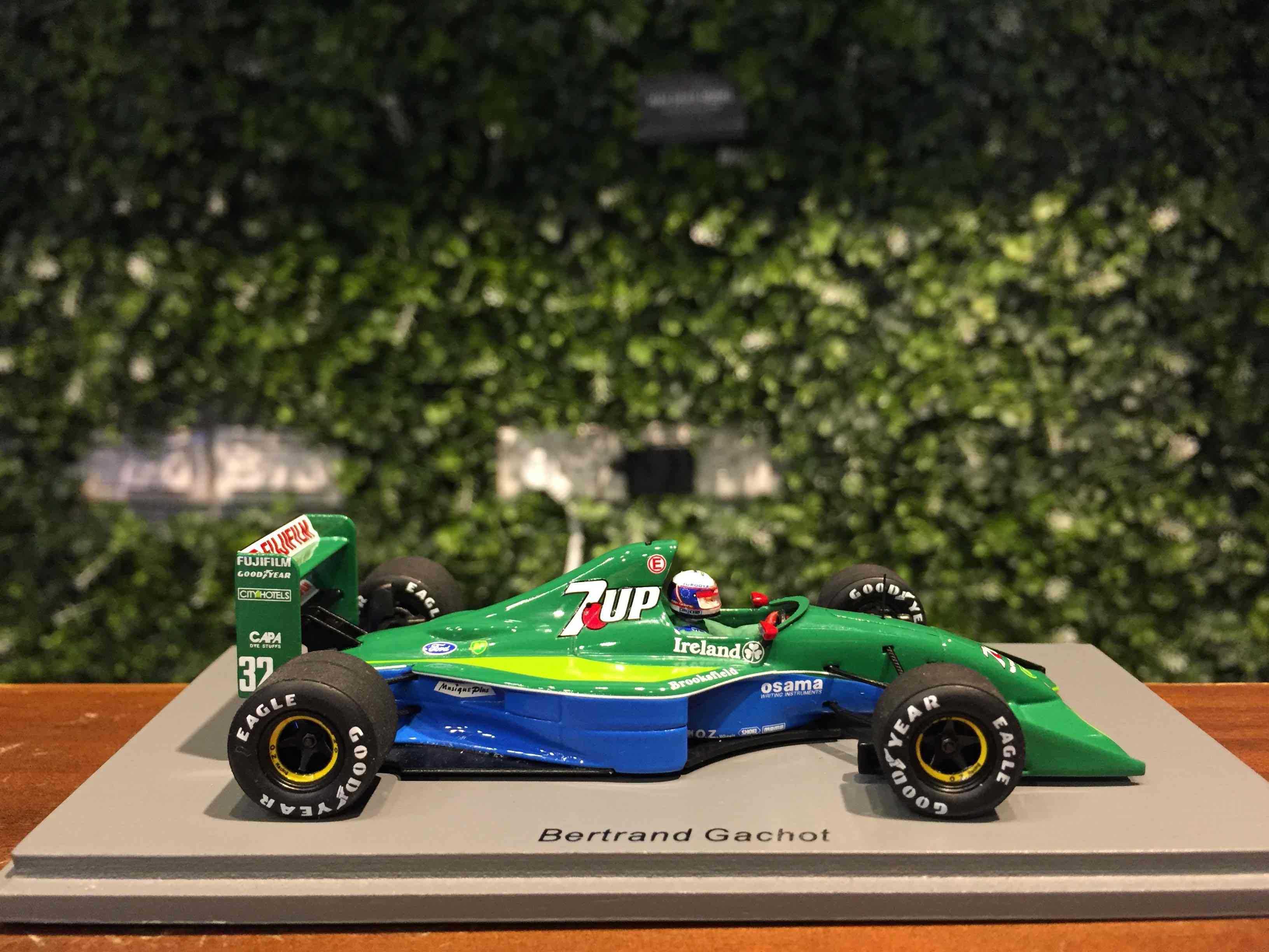 1/43 Spark Jordan 191 Bertrand Gachot 5th 1991 S8077【MGM】