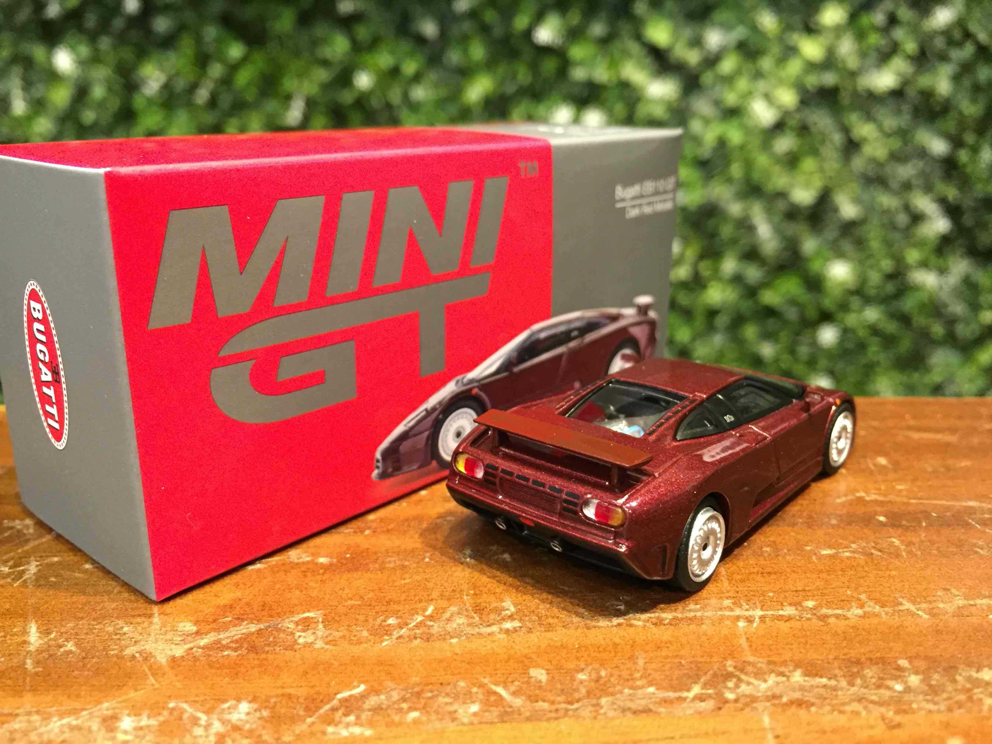 1/64 MiniGT Bugatti EB110 GT Dark Red MGT00806L【MGM】