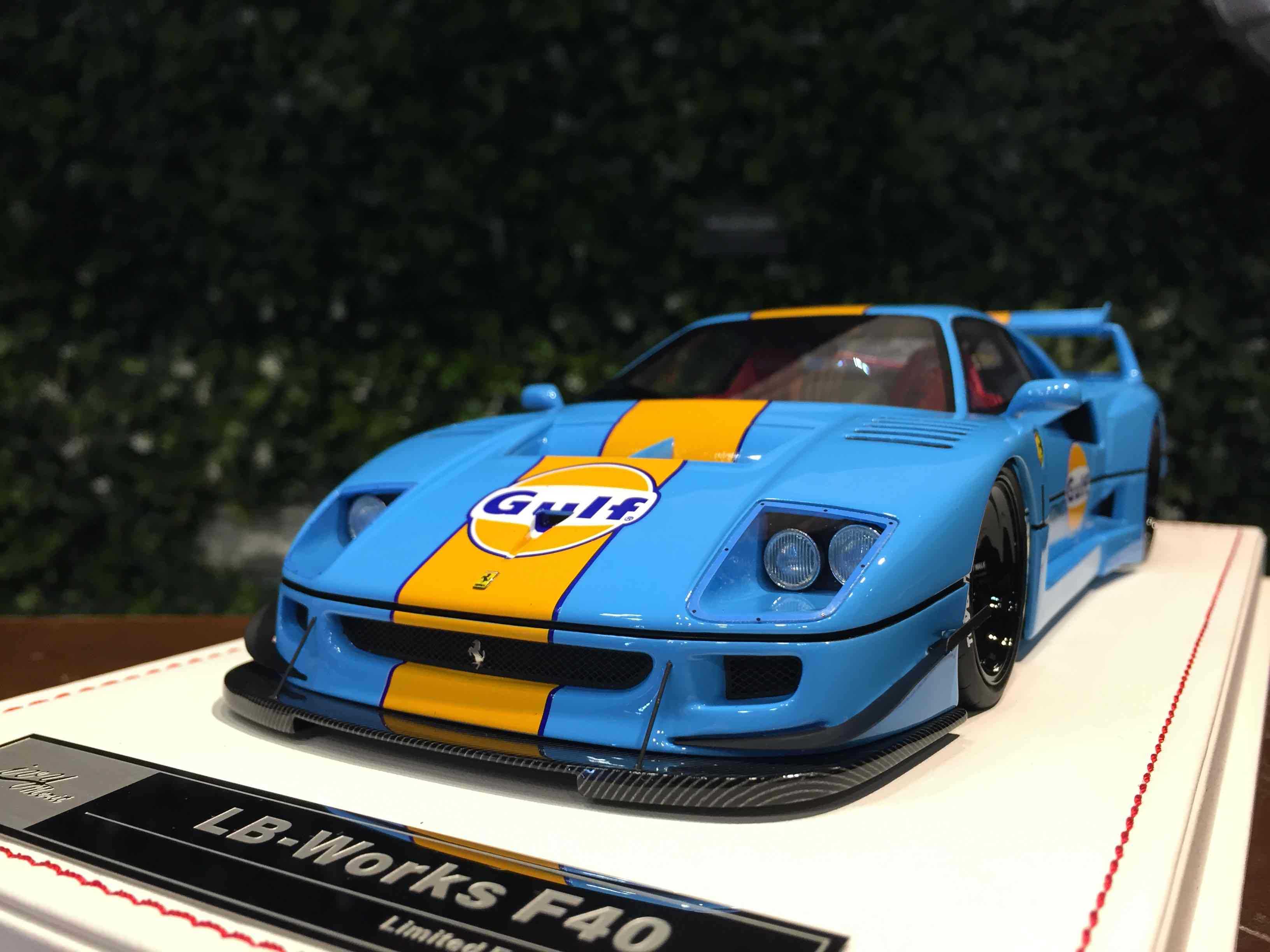 1/18 IVY LBWK Ferrari F40 Gulf IM1812E【MGM】 - Max Gear Model 模型店-線上購物| 有閑購物