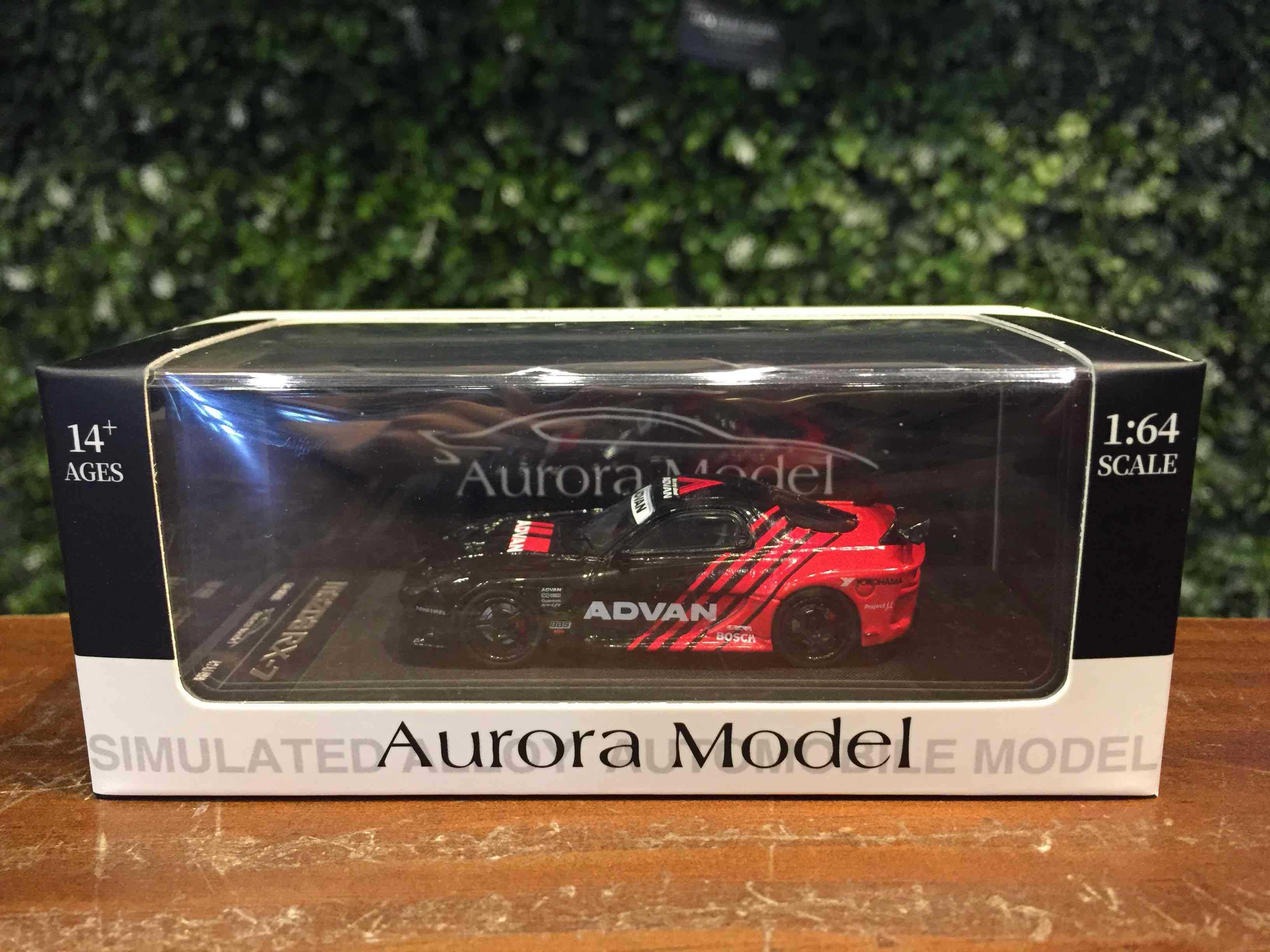 1/64 Aurora Veilside Fortune 7 Mazda RX7 Advan AM645806【MGM】