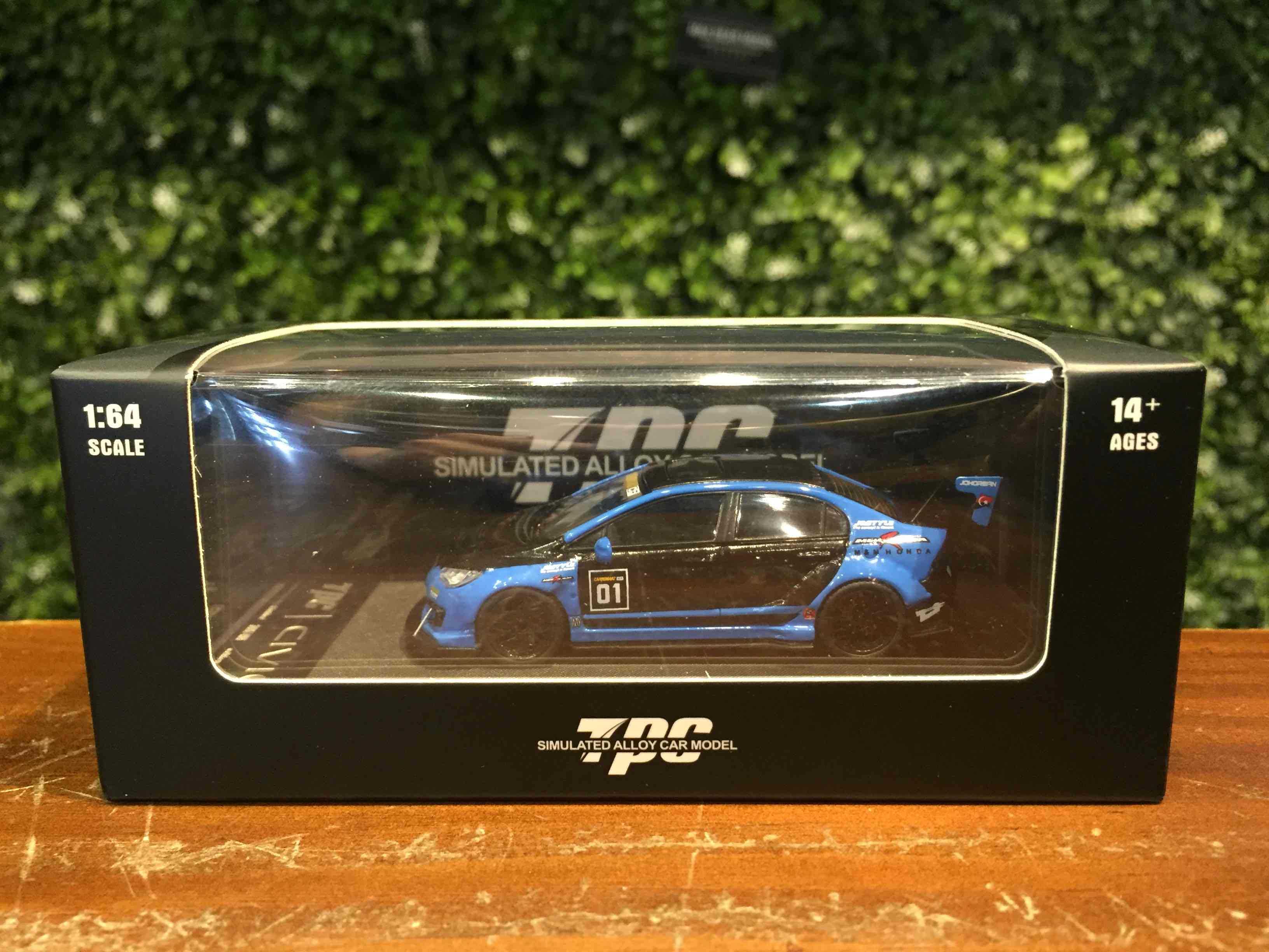 1/64 TPC Honda Civic Type R (FD2) Blue TPC645708【MGM】