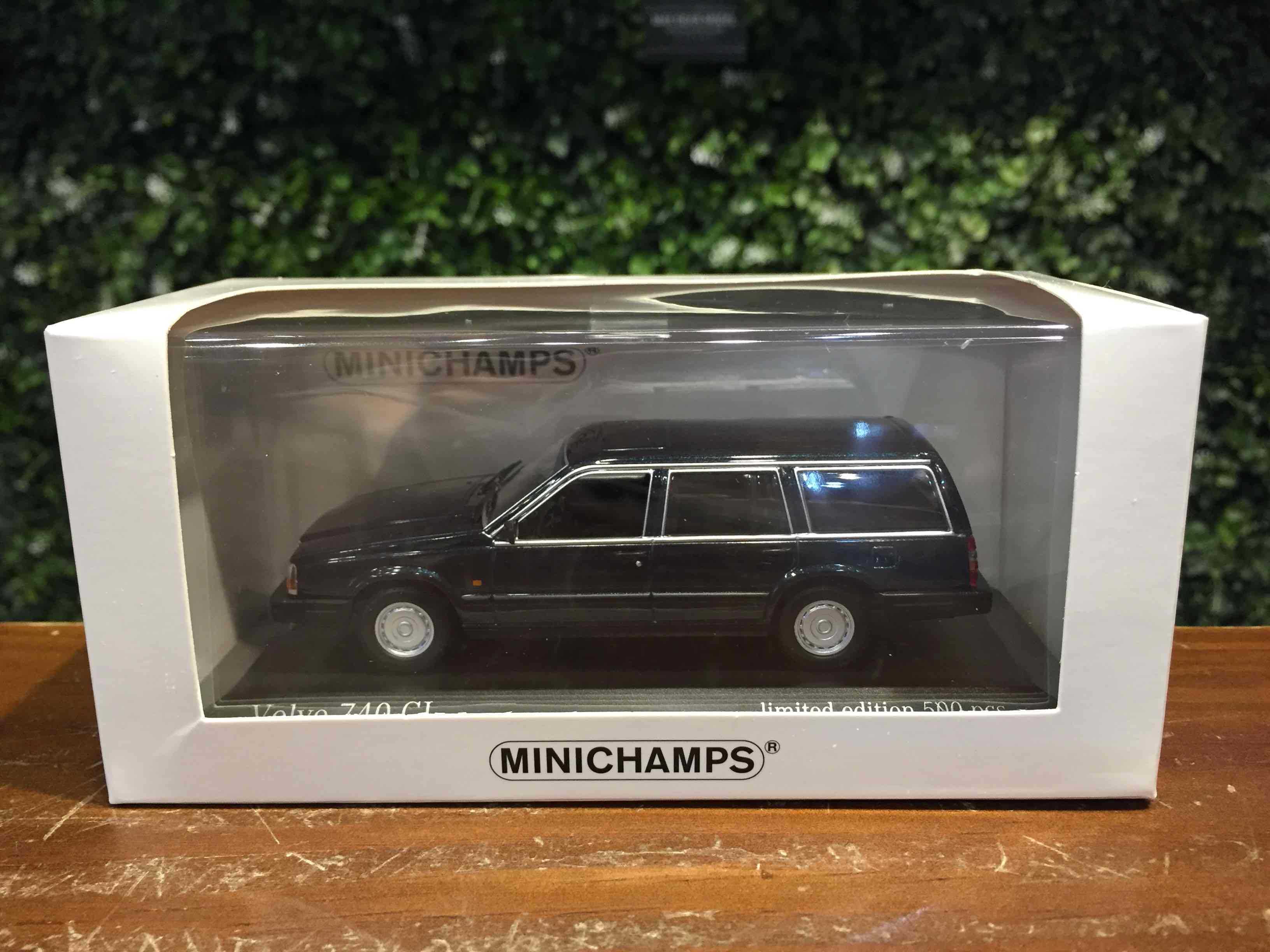 1/43 Minichamps Volvo 740 GL 1986 Dark Green 943171713【MGM】