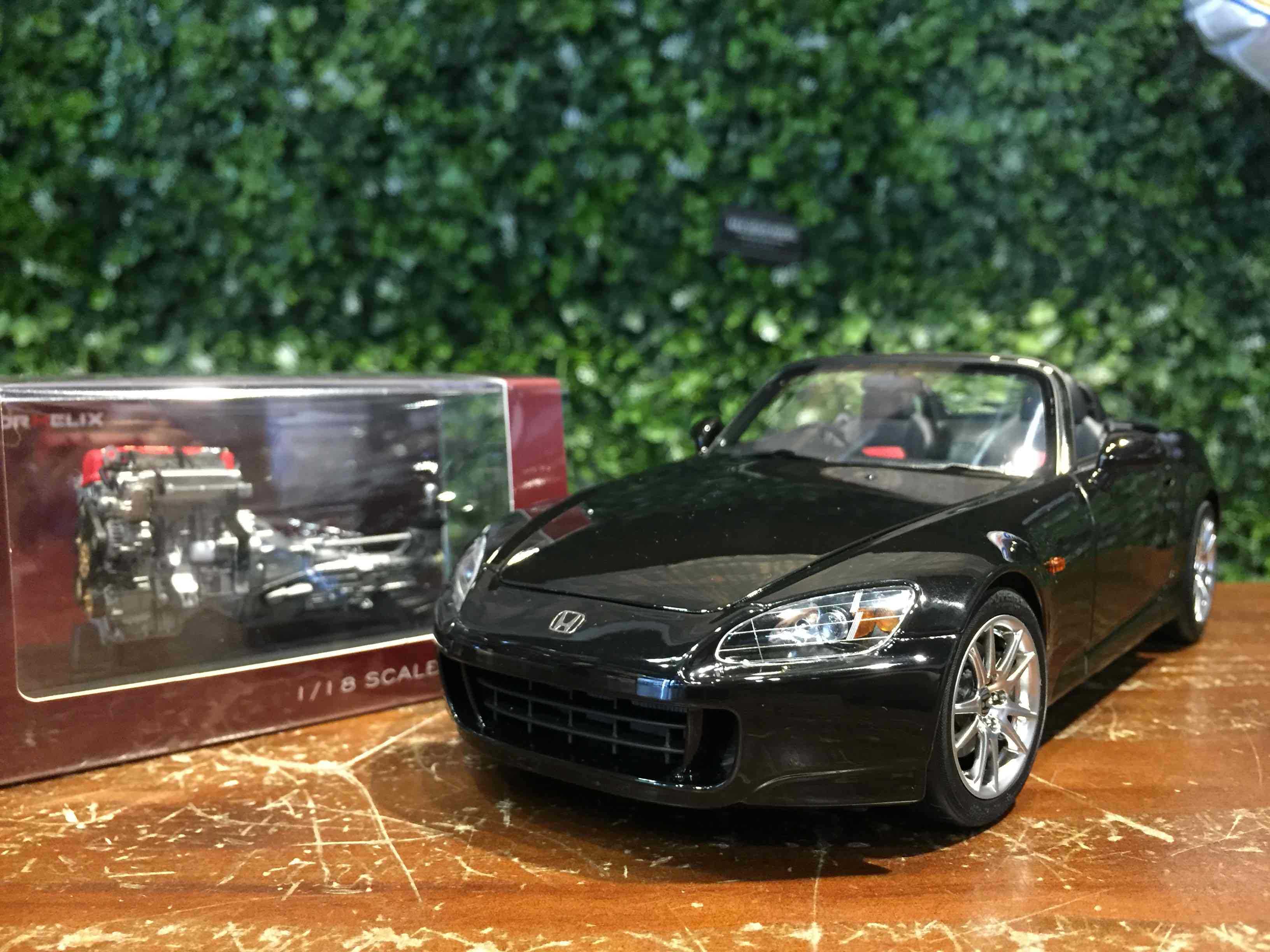 1/18 Motorhelix Honda S2000 (AP2) Berlina Black M85101【MGM】