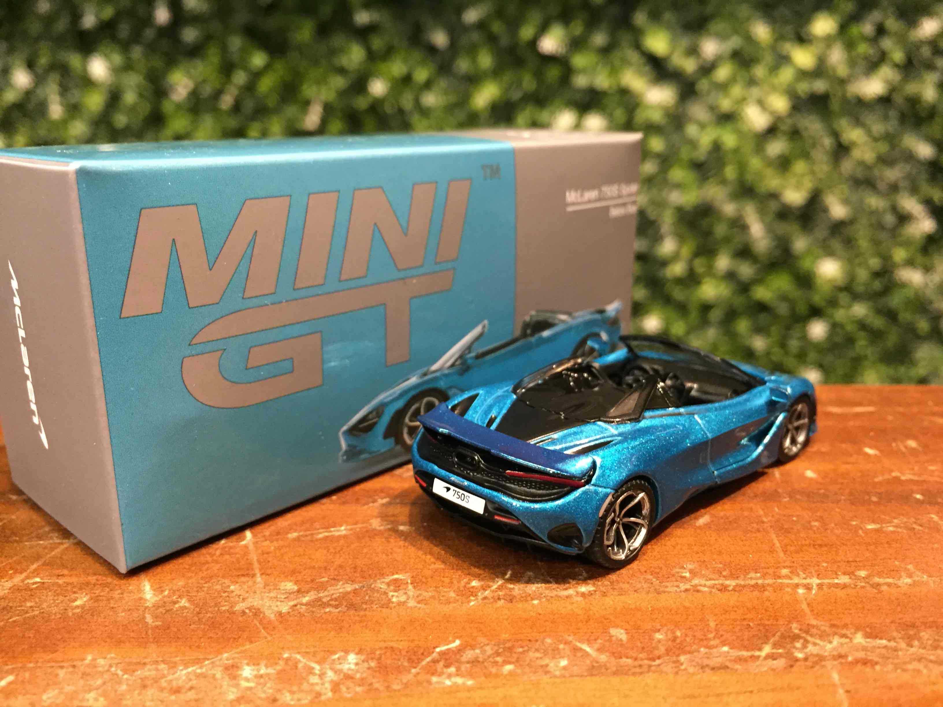1/64 MiniGT McLaren 750S Spider Belize Blue MGT00812L【MGM】