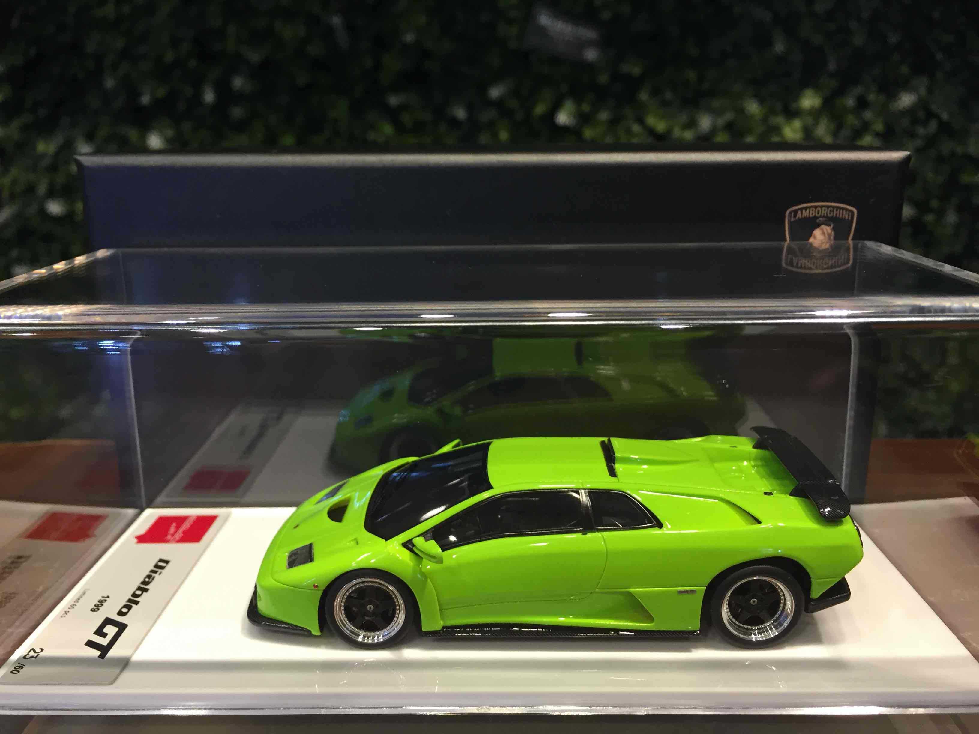 1/43 MakeUp Lamborghini Diablo GT 1999 Verde EM782E【MGM】