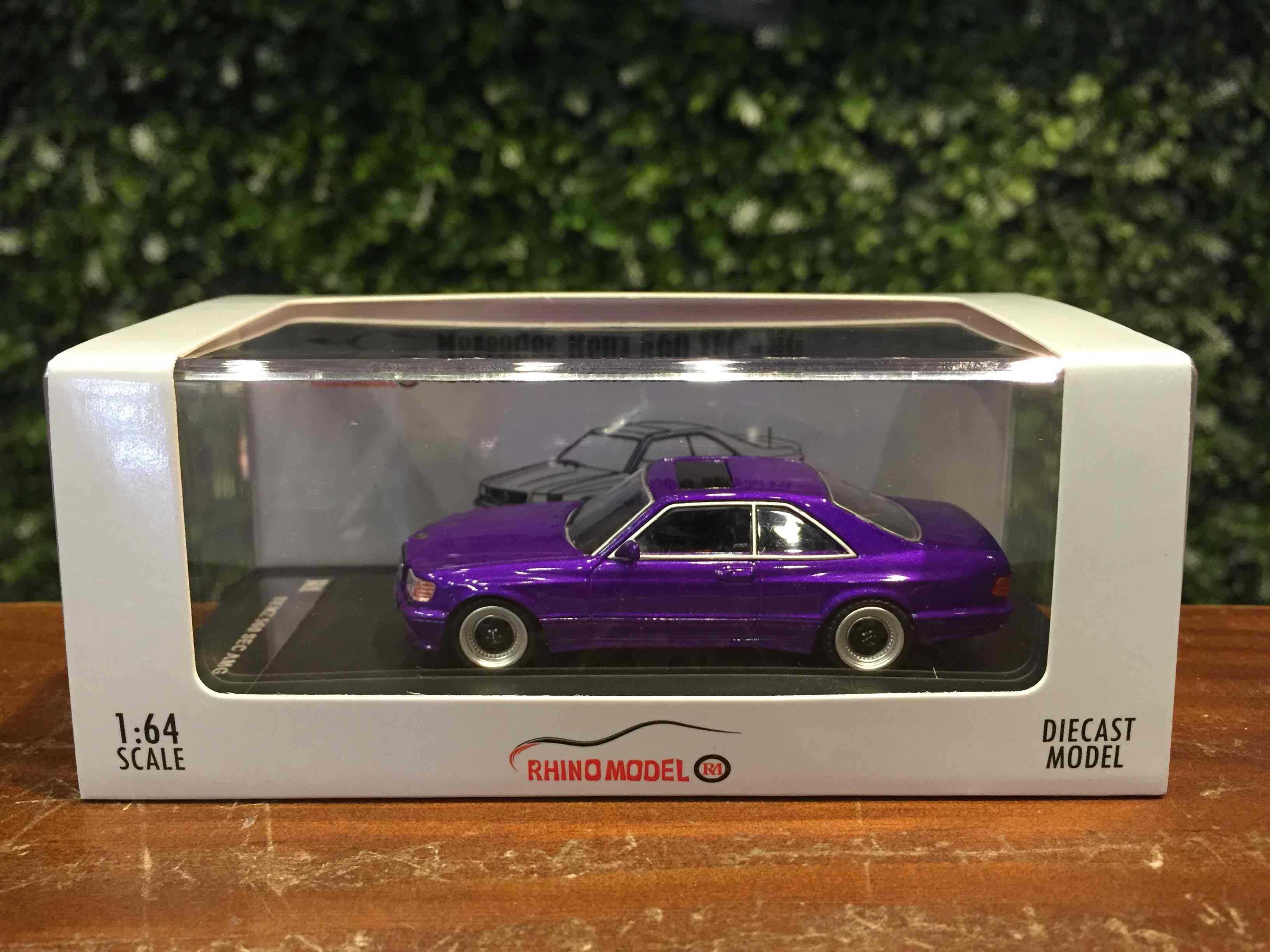 1/64 RhinoModel Mercedes-Benz 560 SEC (C126) Purple【MGM】