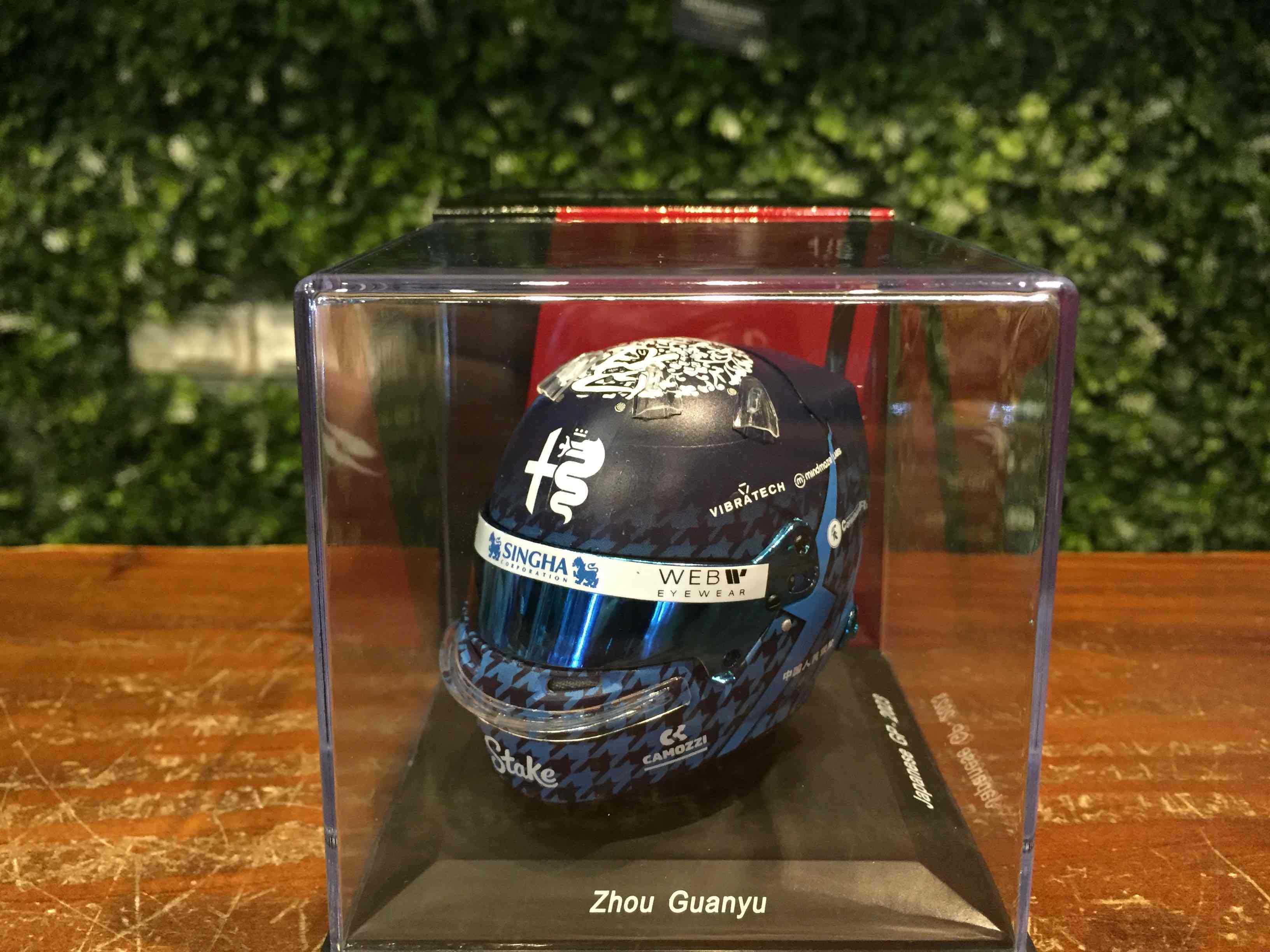 1/5 Spark Alfa Romeo Zhou GuanYu GP 2023 Helmet 5HF127【MGM】