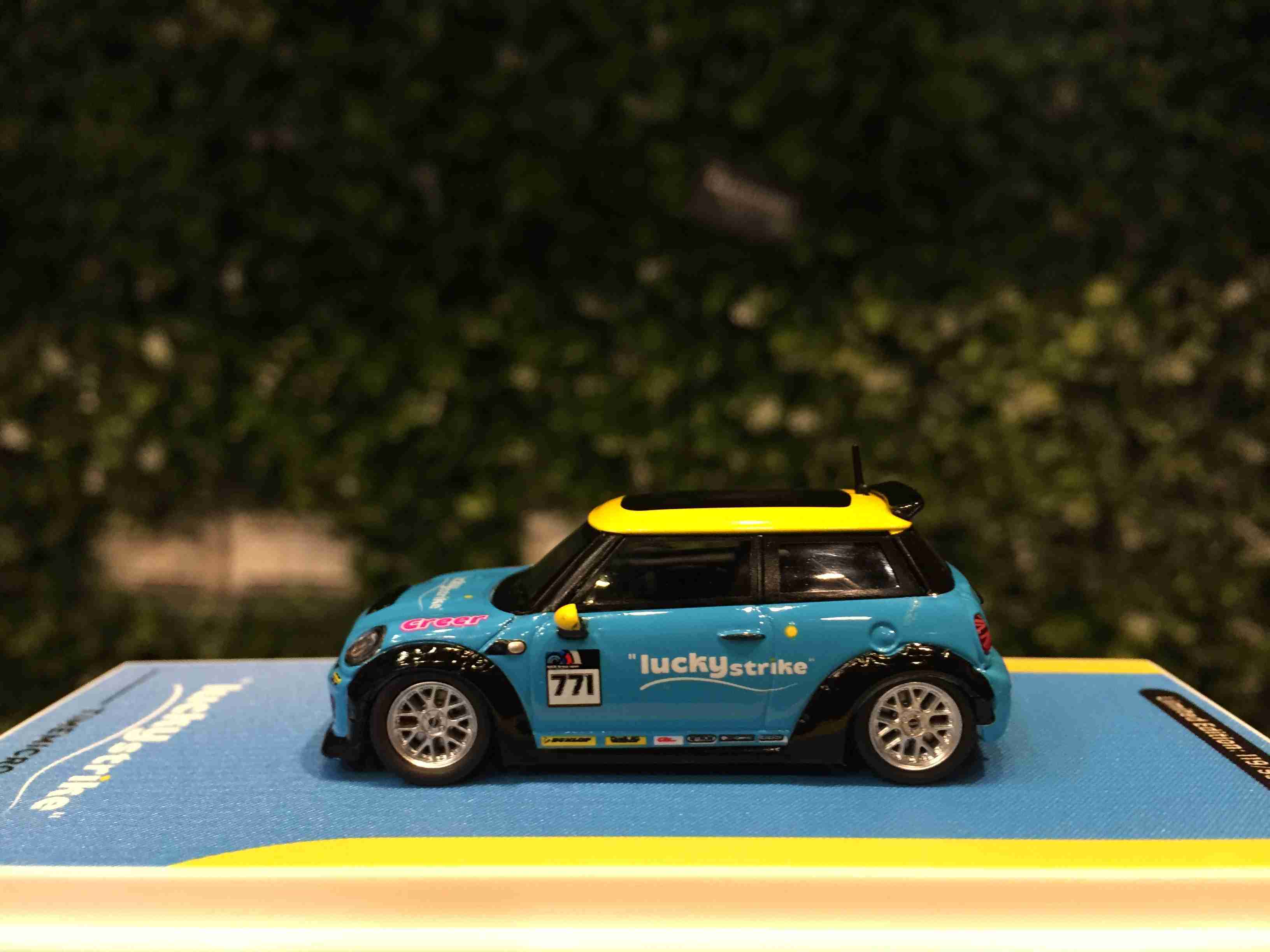 1/64 TimeModel Mini Cooper Yellow/BL TM643629【MGM】