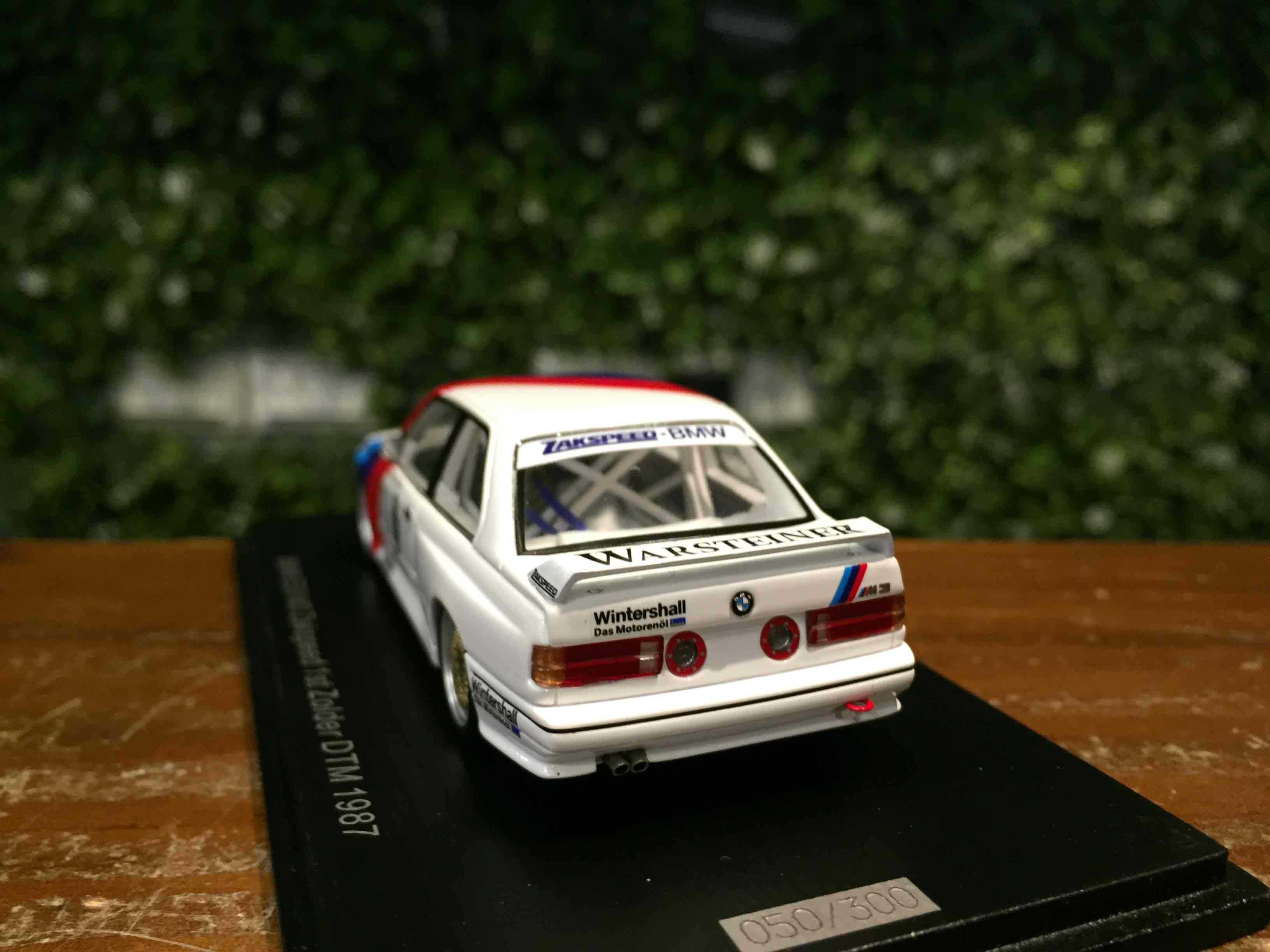 1/43 Spark BMW E30 M3 1st Zolder DTM 1987 SG609【MGM】